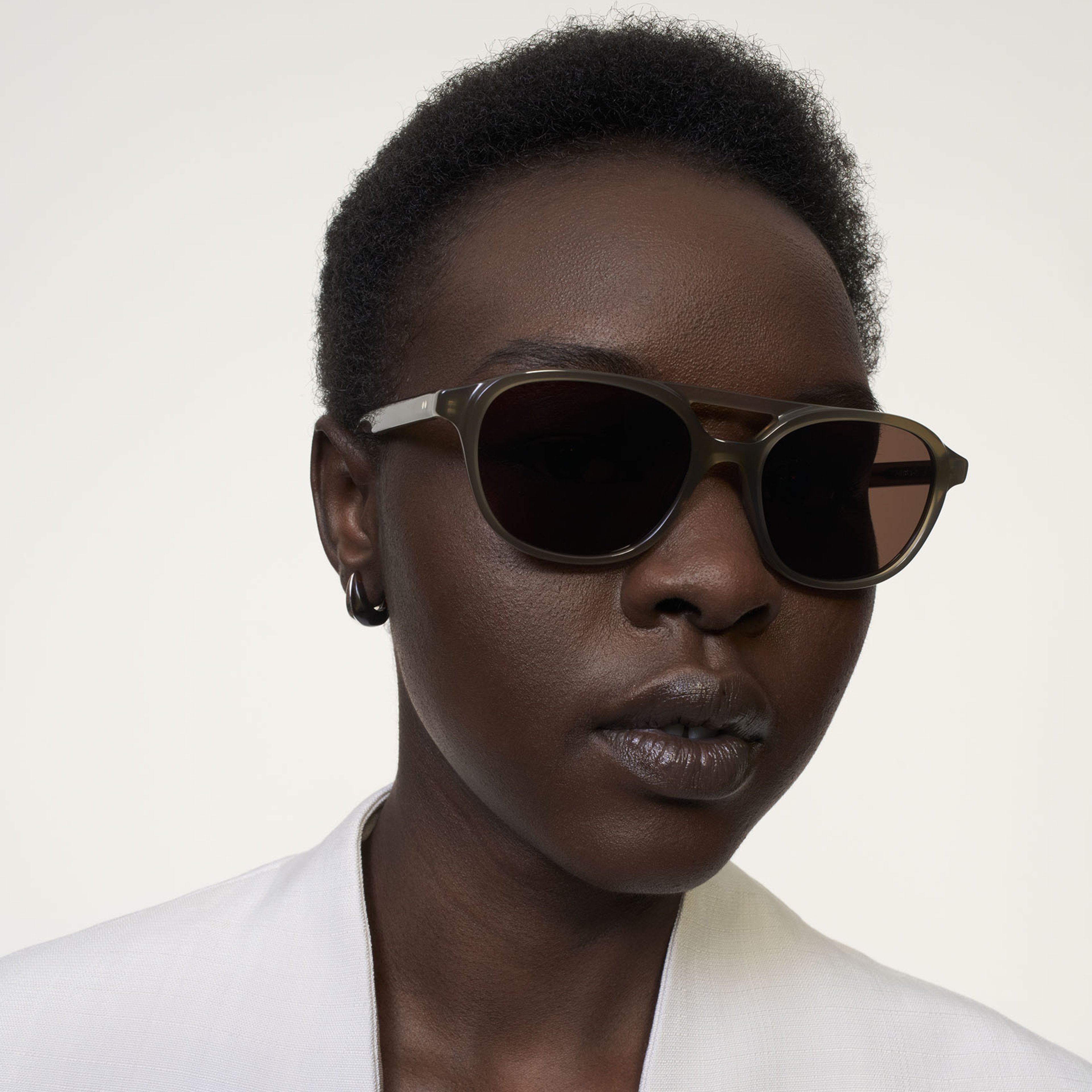 Ace & Tate Sonnenbrillen | Rund Acetat in Grün