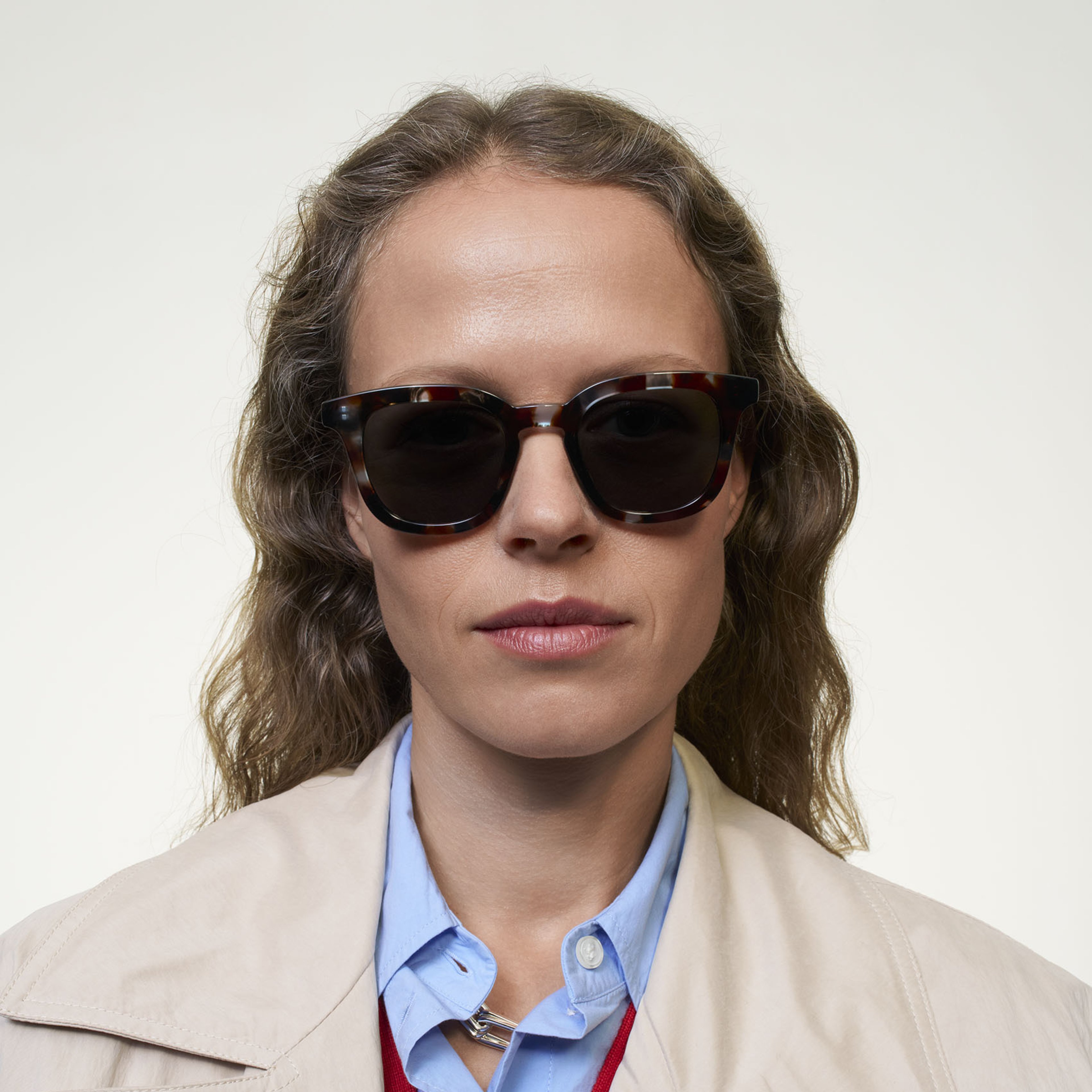 Ace & Tate Sunglasses | Square Acetate in Blue, Black, Brown