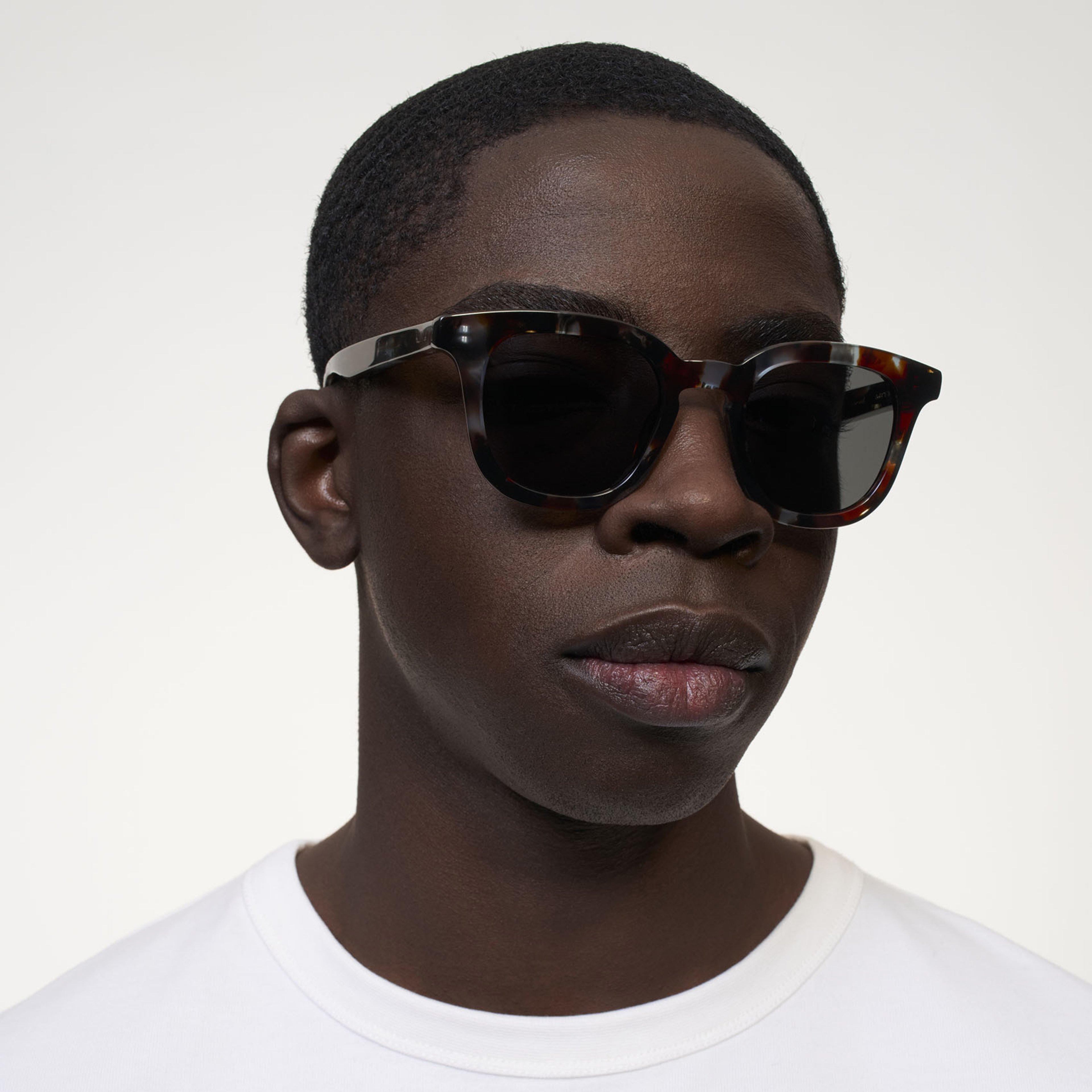 Ace & Tate Sunglasses | Square Acetate in Blue, Black, Brown