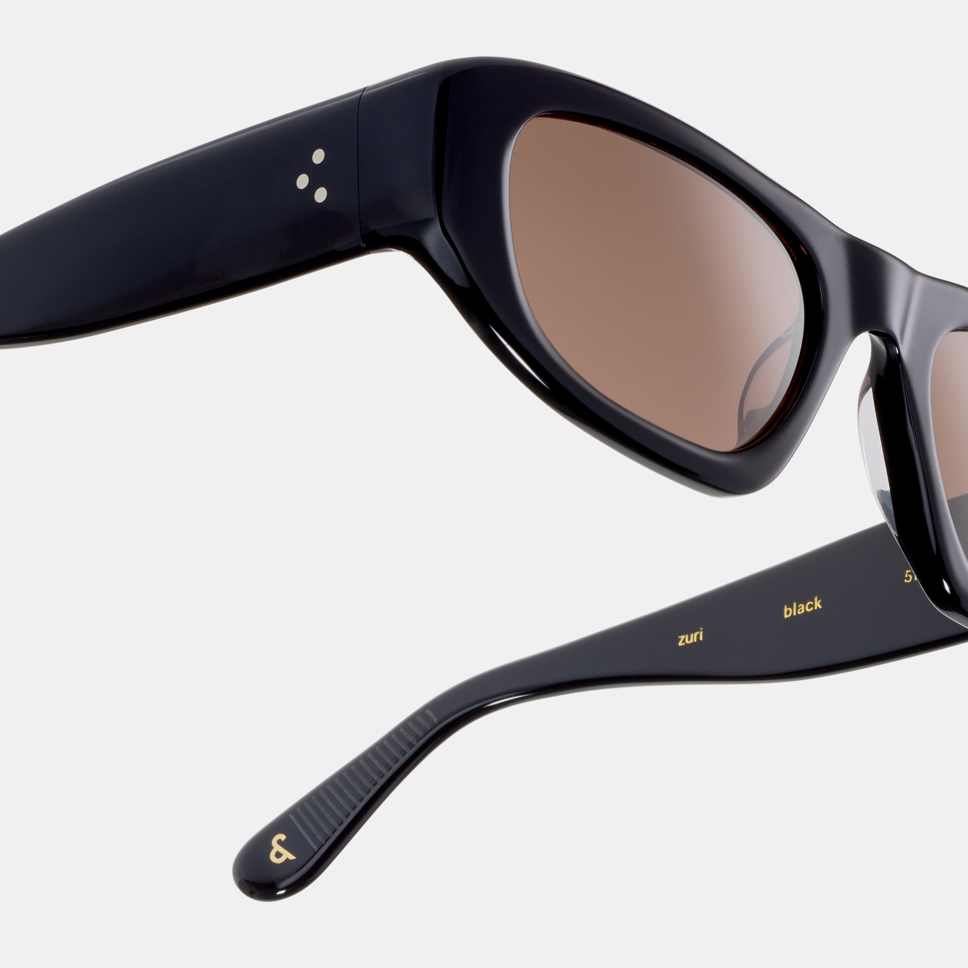 Ace & Tate Sunglasses | Square Acetate in Black