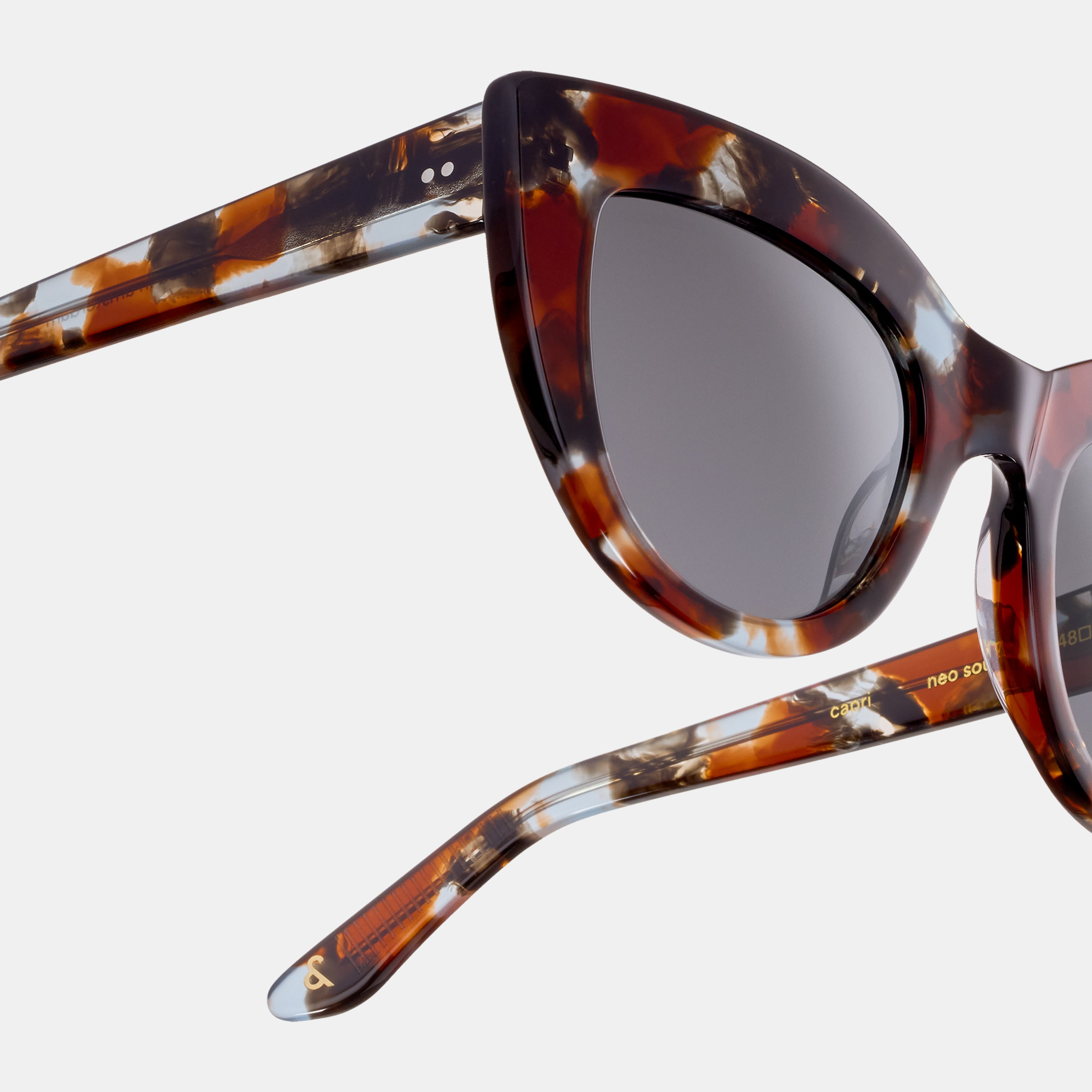 Ace & Tate Sonnenbrillen |  Acetat in Blau, Schwarz, Braun