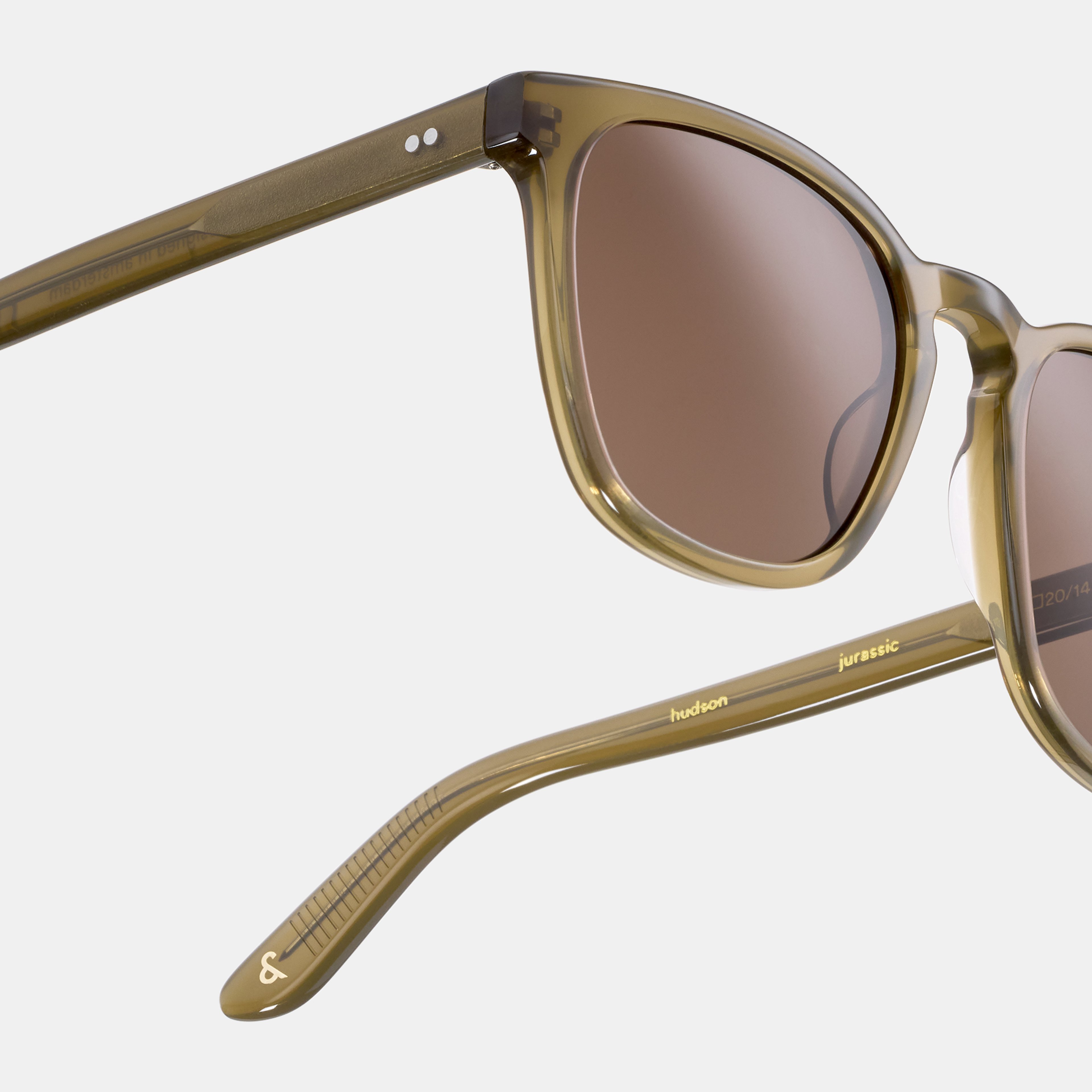 Ace & Tate Sonnenbrillen | Quadratisch Acetat in Grün