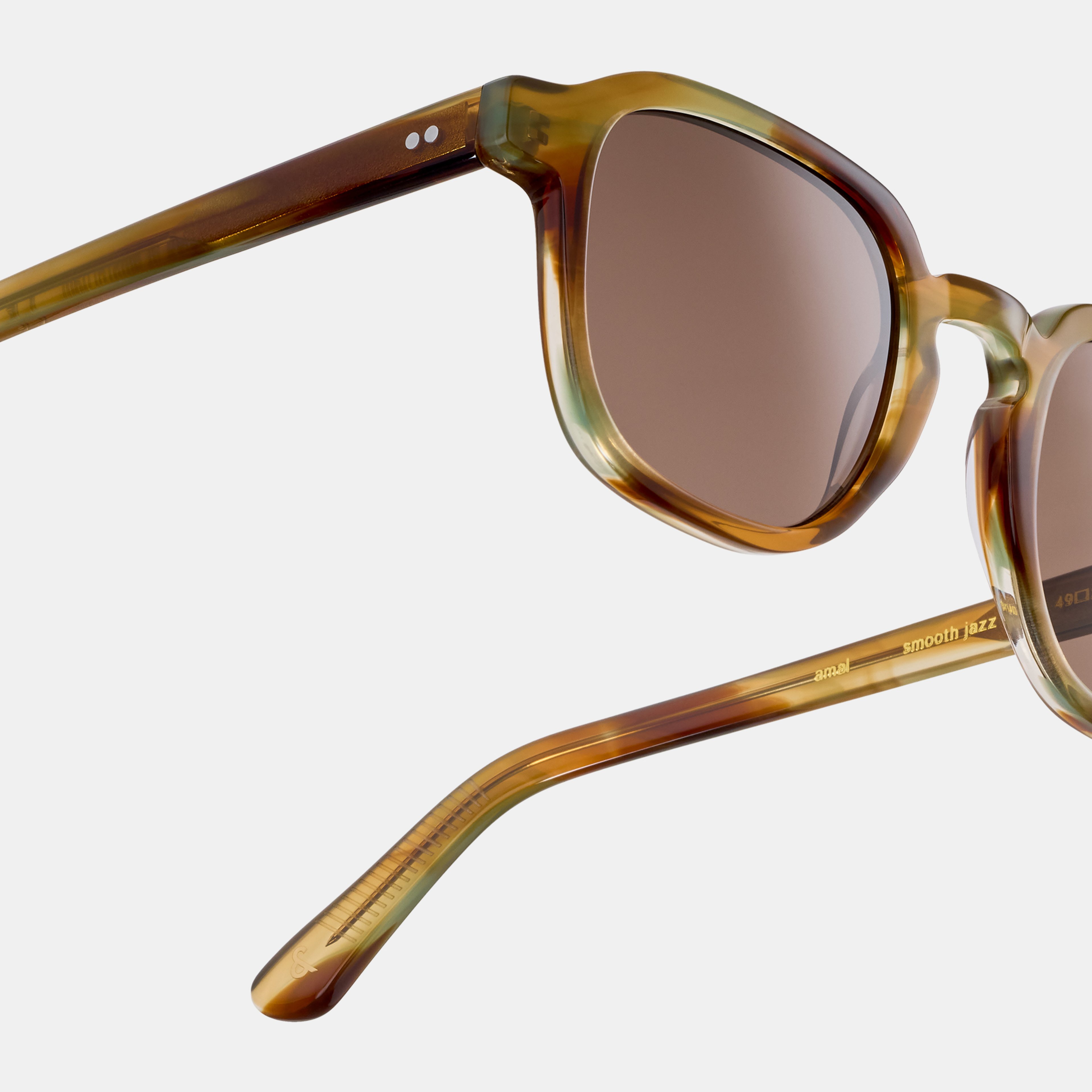 Ace & Tate Sonnenbrillen |  Acetat in Orange, Gelb, Braun, Grün