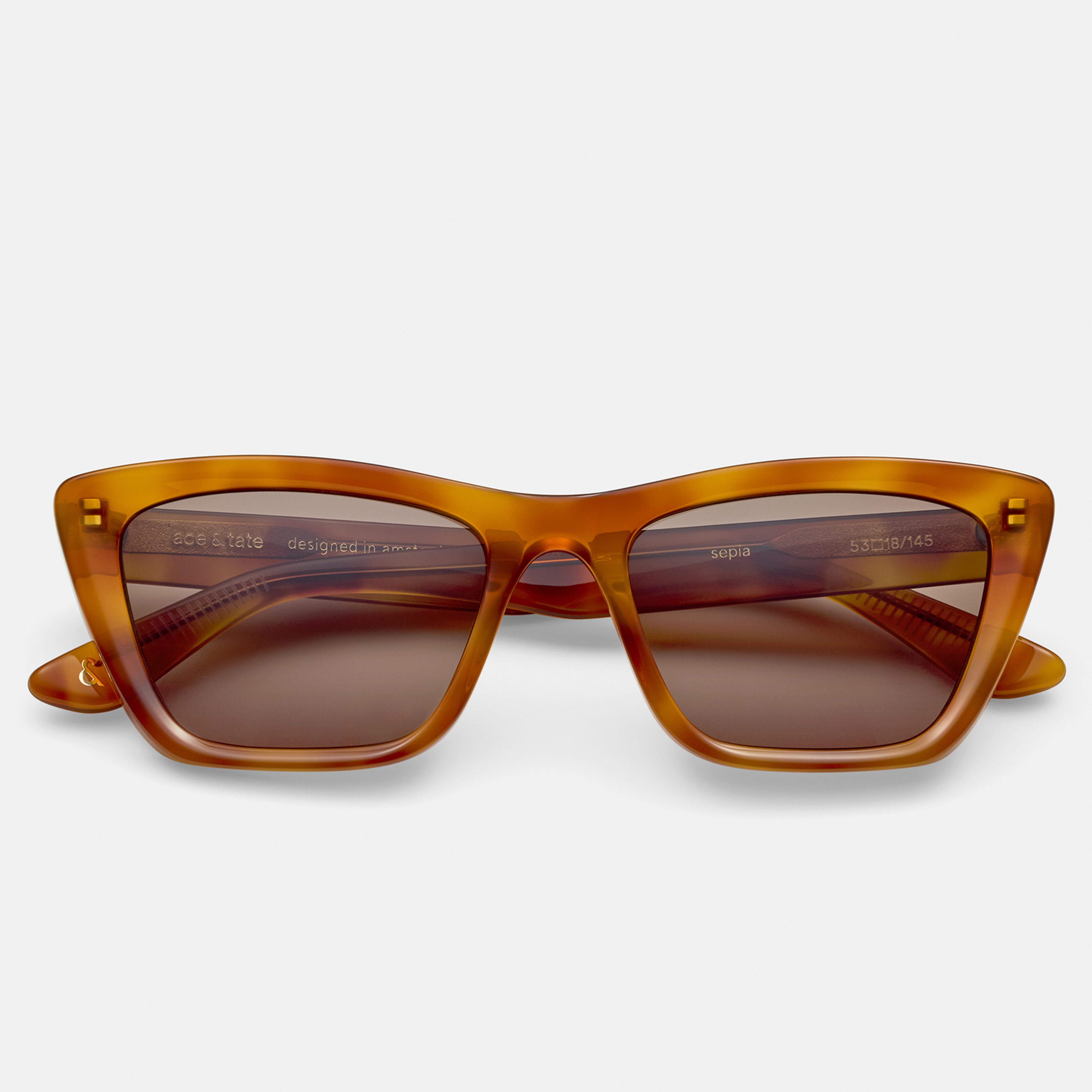 Ace & Tate Sunglasses |  Acetate in Yellow, Orange
