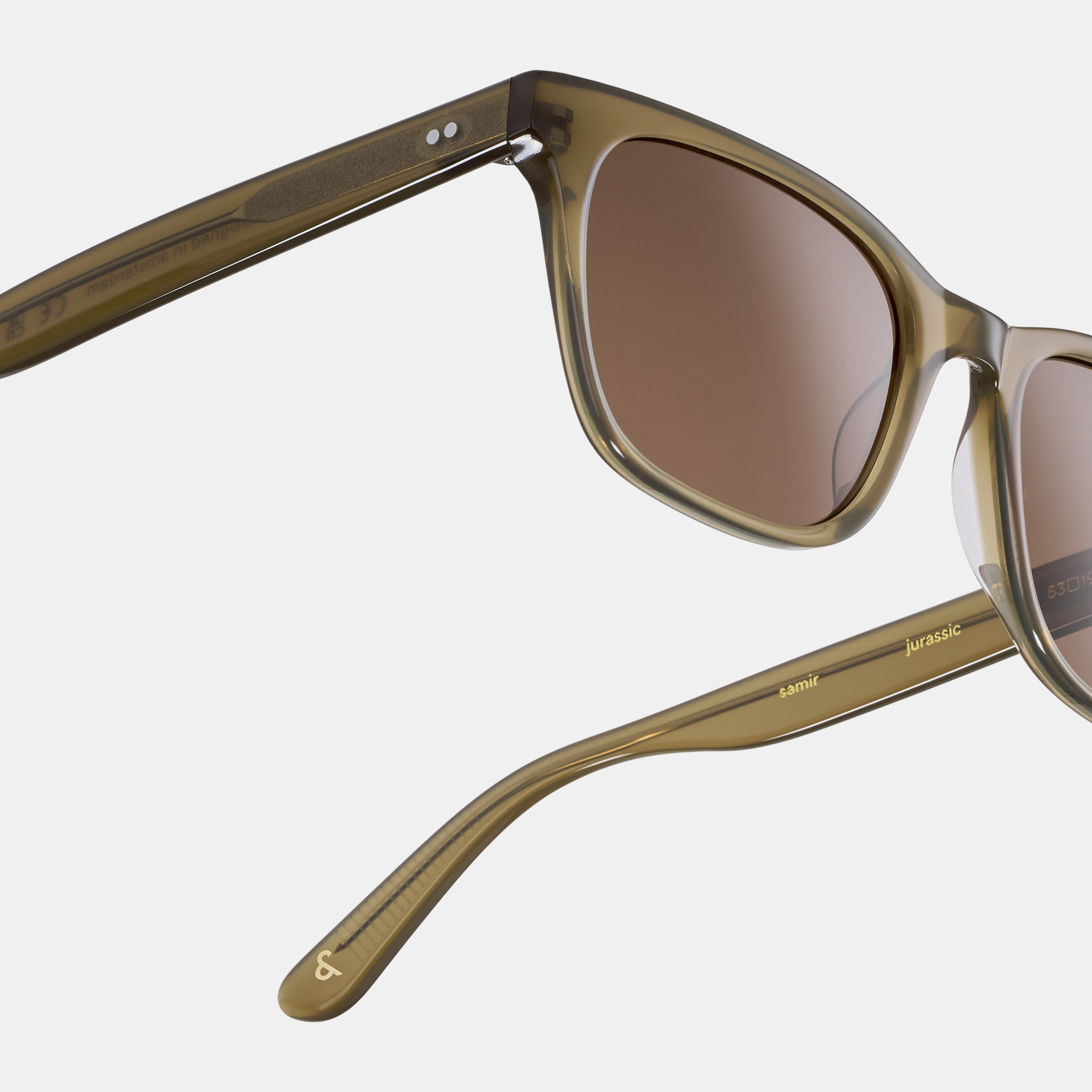 Ace & Tate Sonnenbrillen | Quadratisch Acetat in Grün