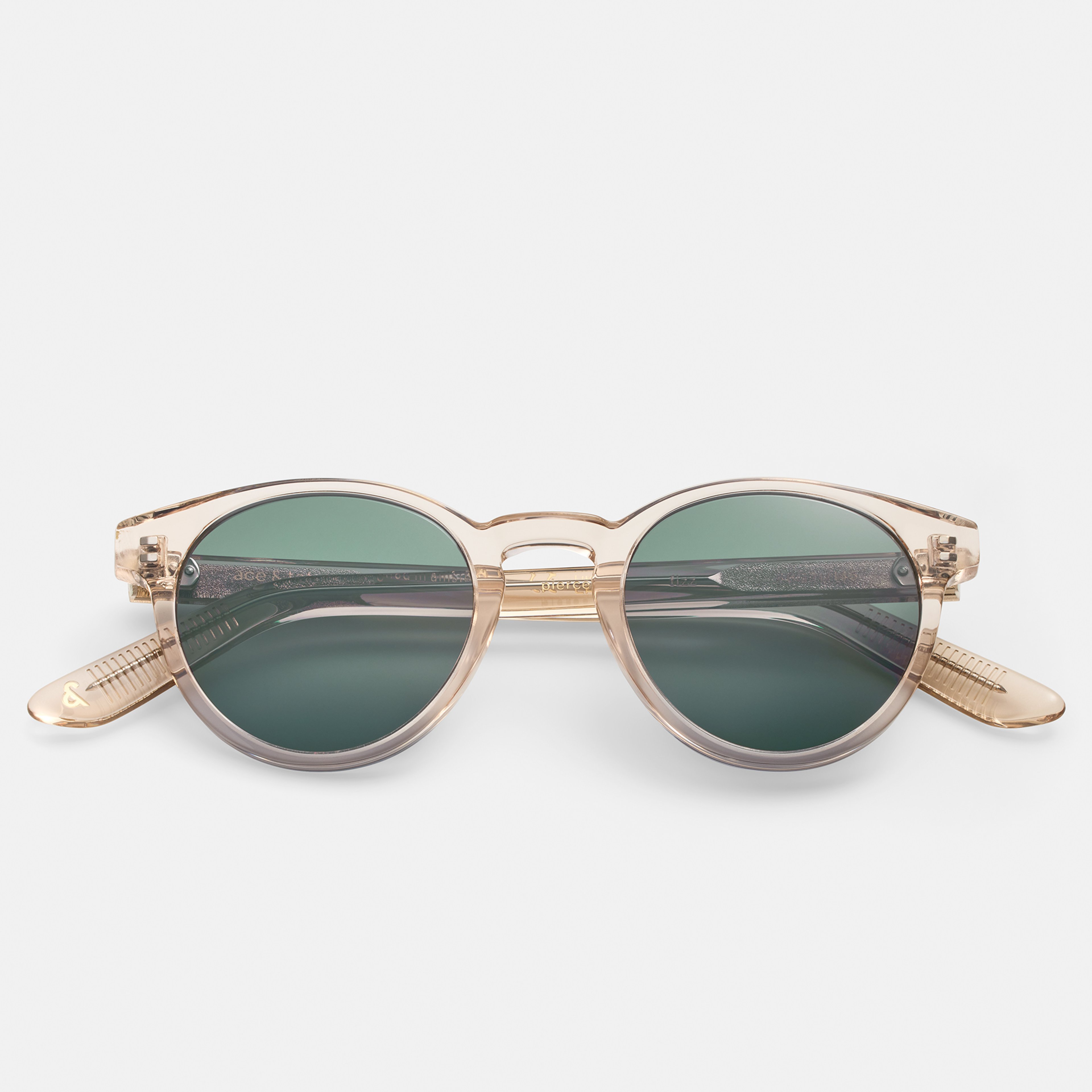 Ace & Tate Sonnenbrillen | Rund Acetat in Transparent, Pink