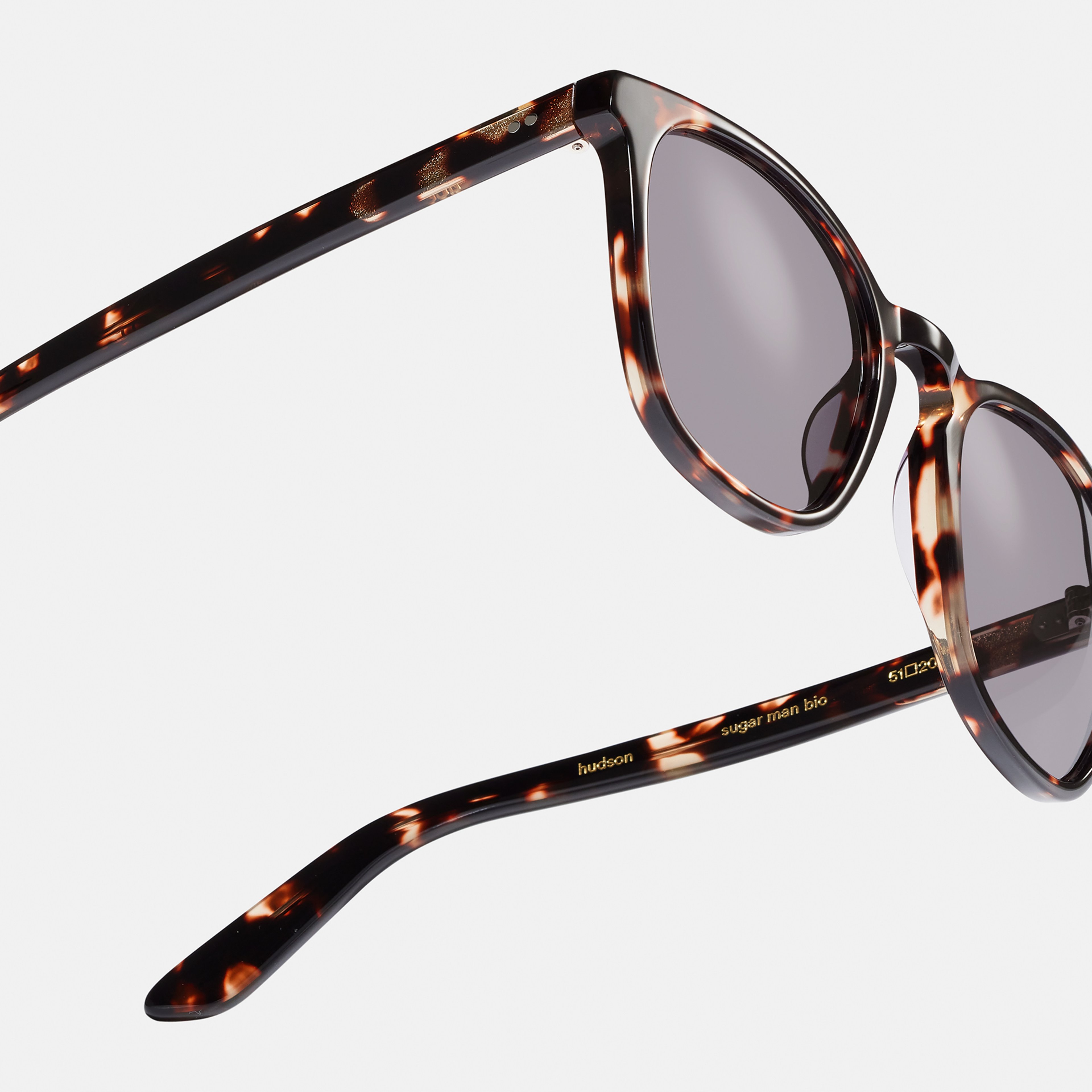 Ace & Tate Sonnenbrillen | Quadratisch Acetat in Beige, Schwarz, Braun