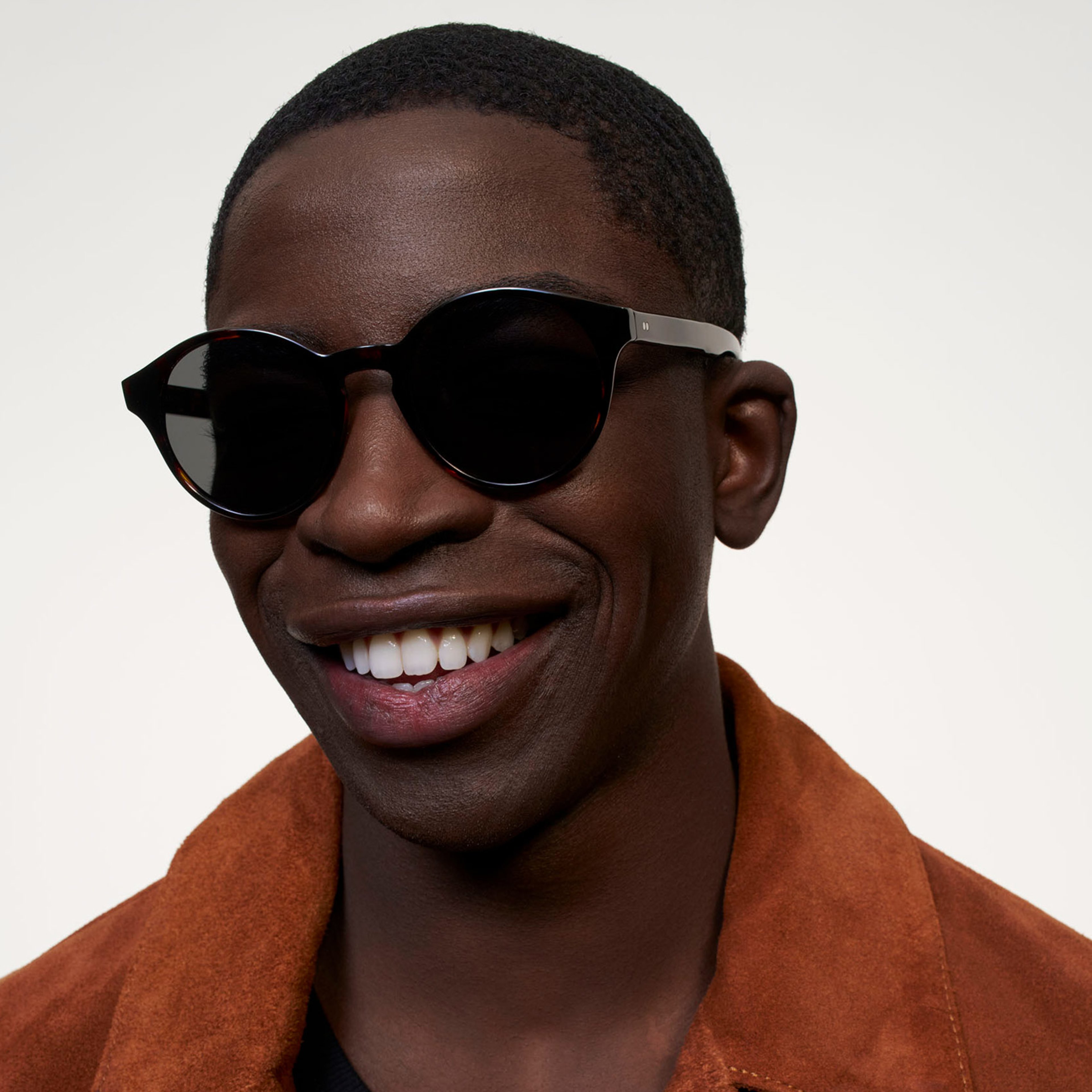 Ace & Tate Sunglasses | Round Acetate in tortoise