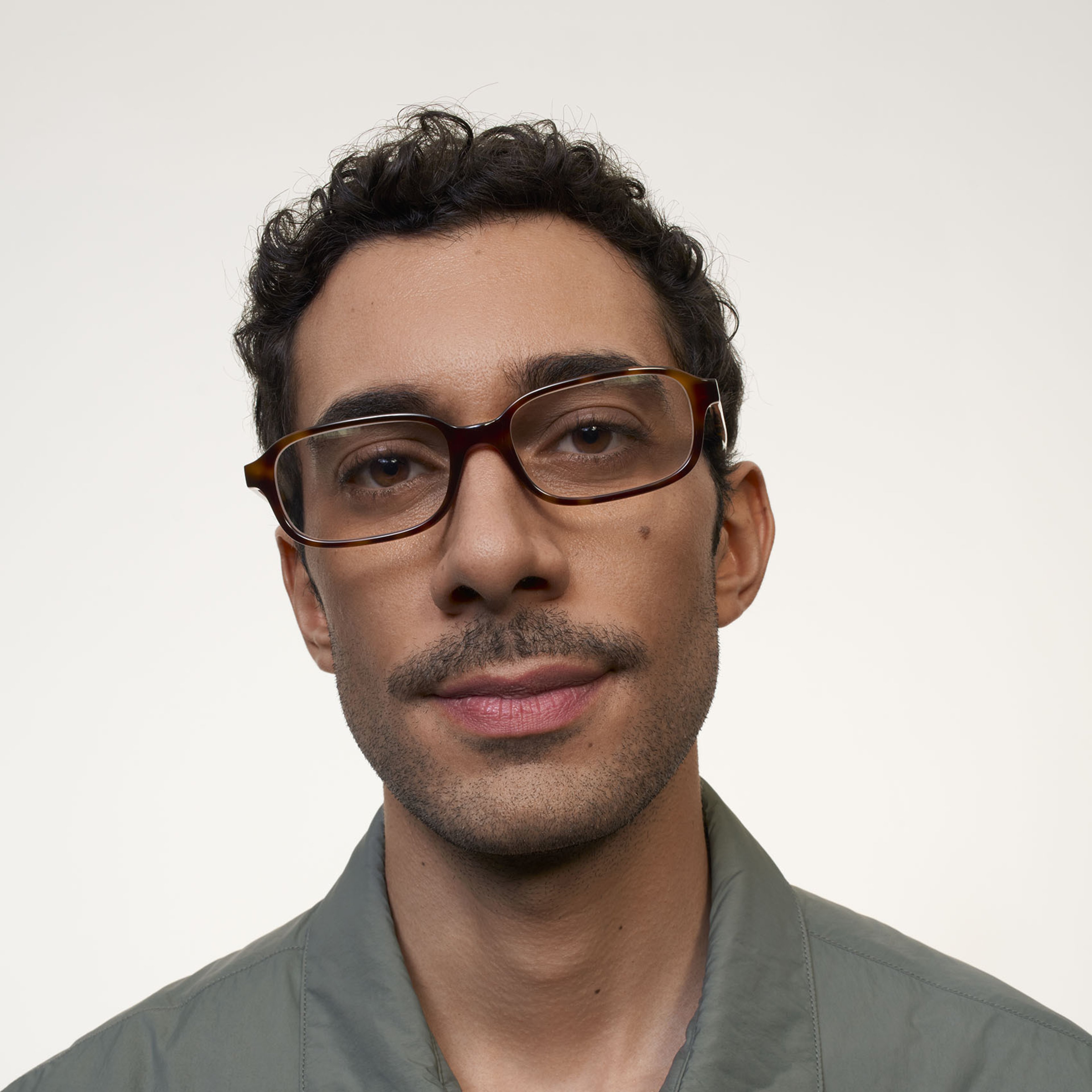 Ace & Tate Glasses | Rectangle Acetate in Black, Brown