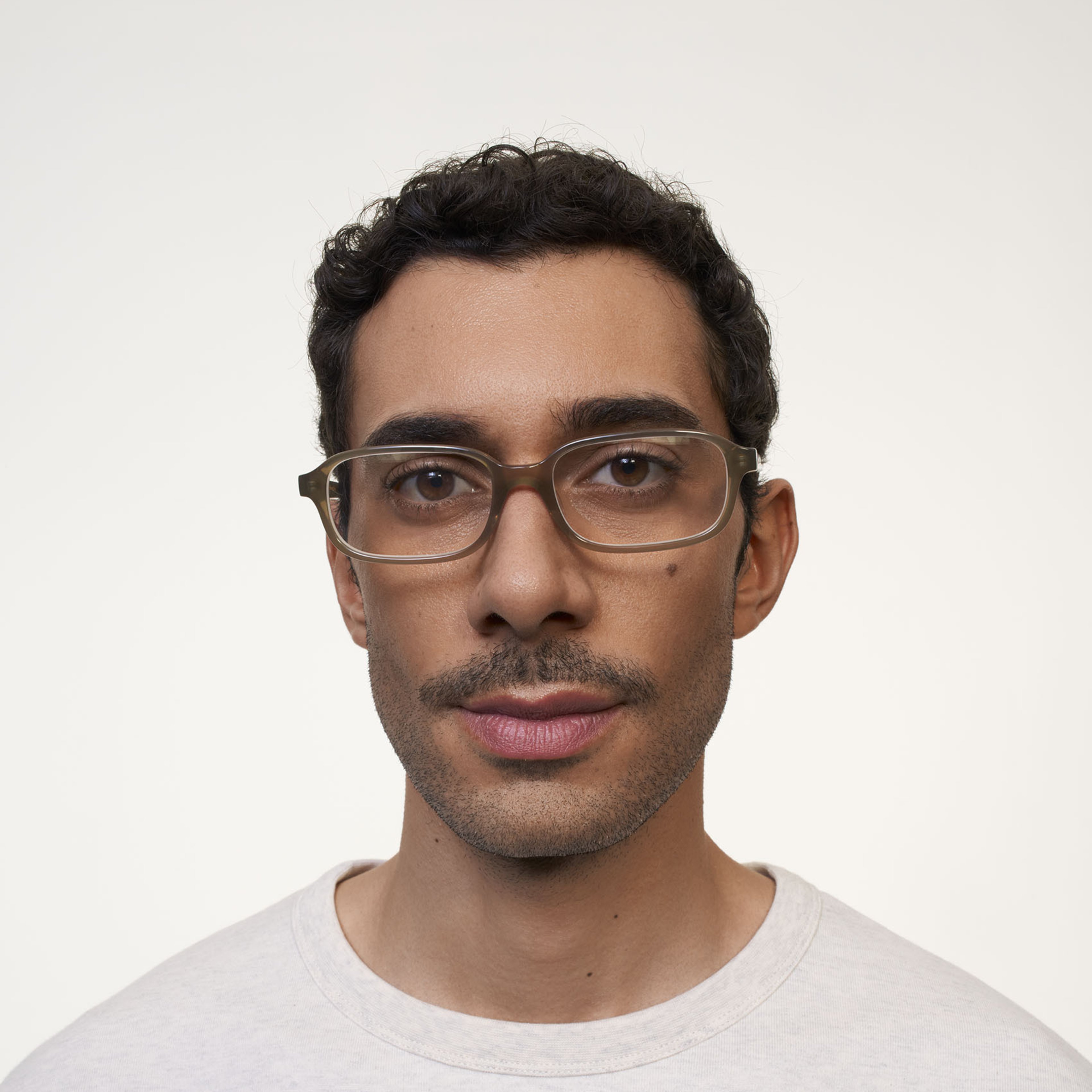 Ace & Tate Glasses | Rectangle Acetate in Green