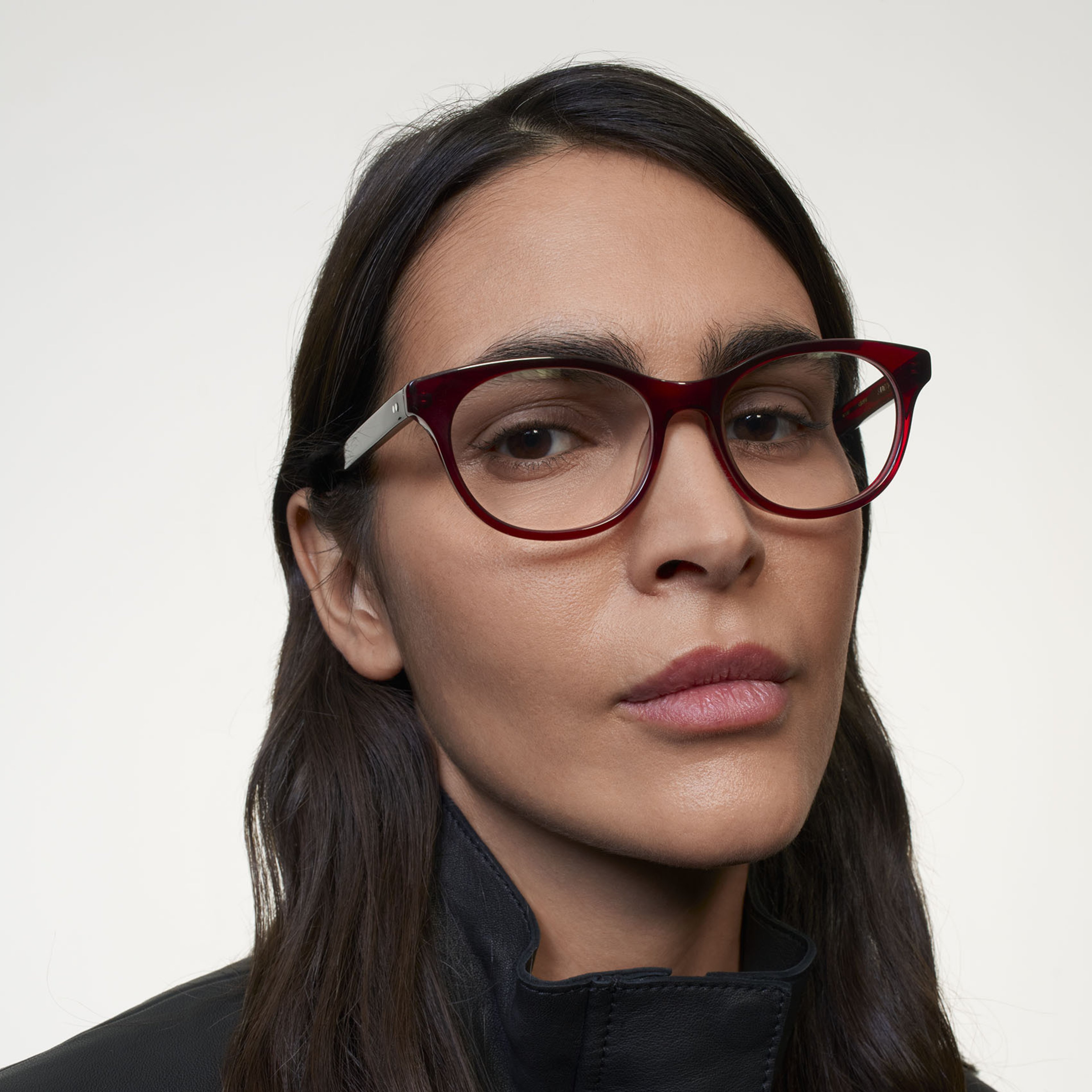 Ace & Tate Brillen | Rond Acetaat in Rood