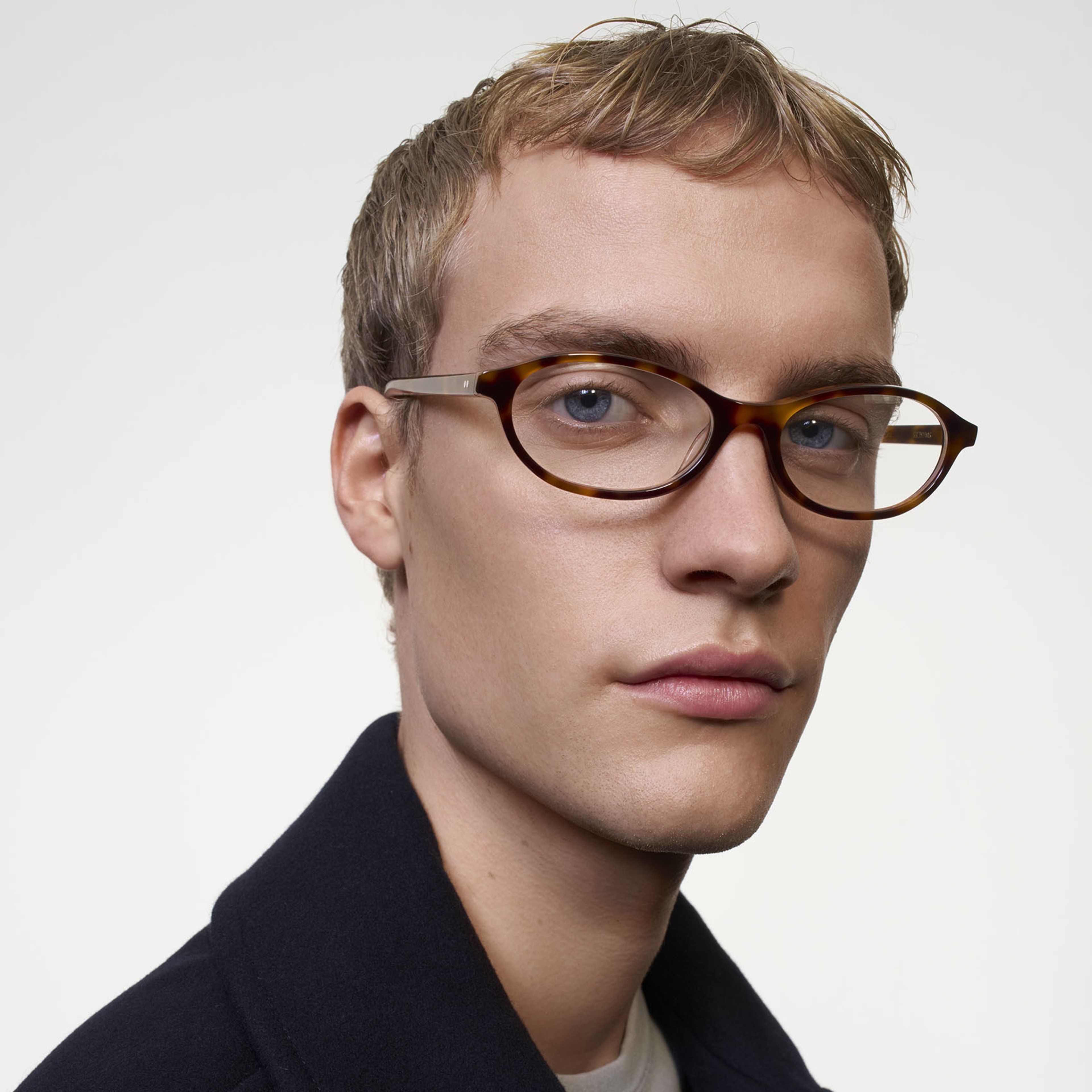 Ace & Tate Glasses | Oval Acetate in Black, Brown