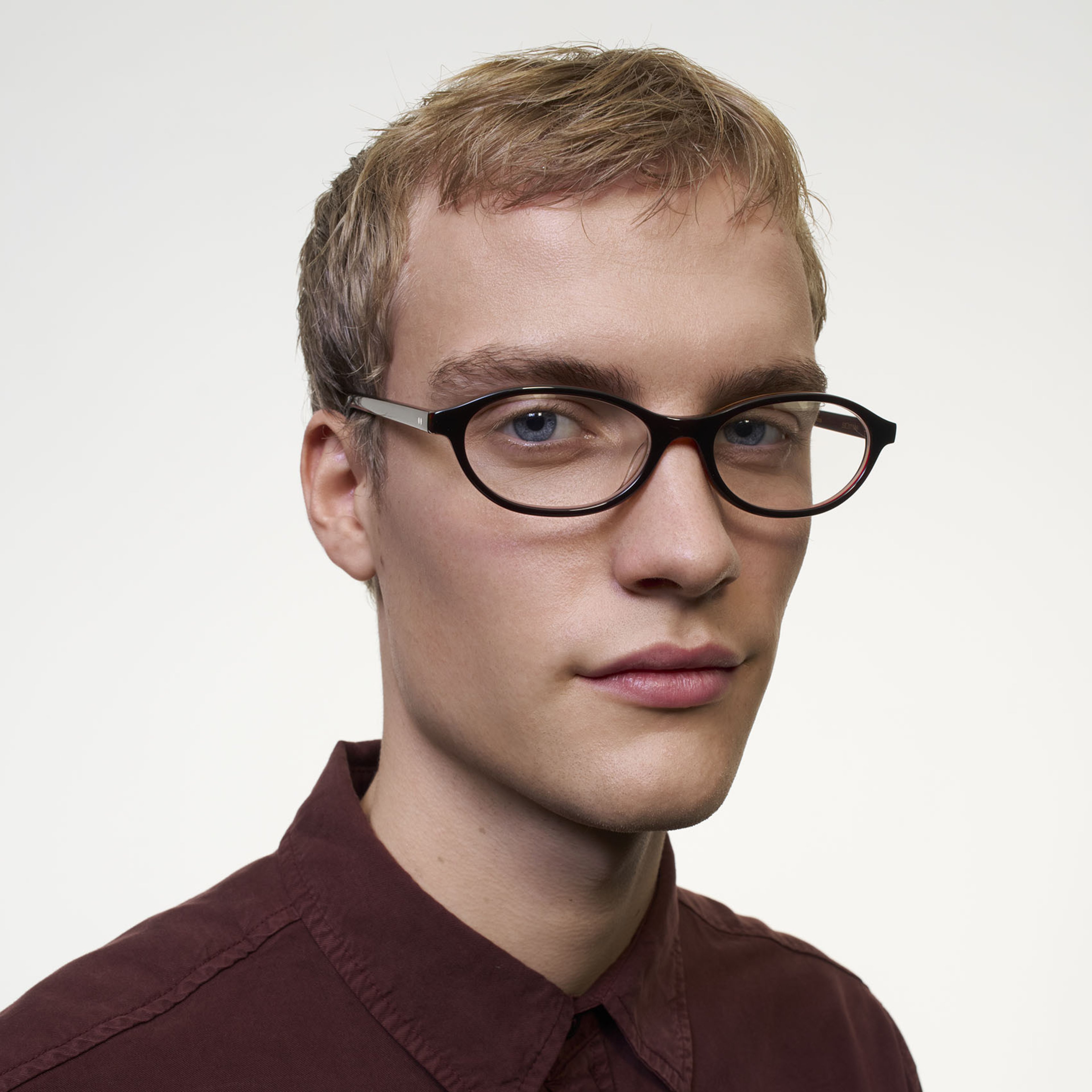 Ace & Tate Glasses | Oval Acetate in Red