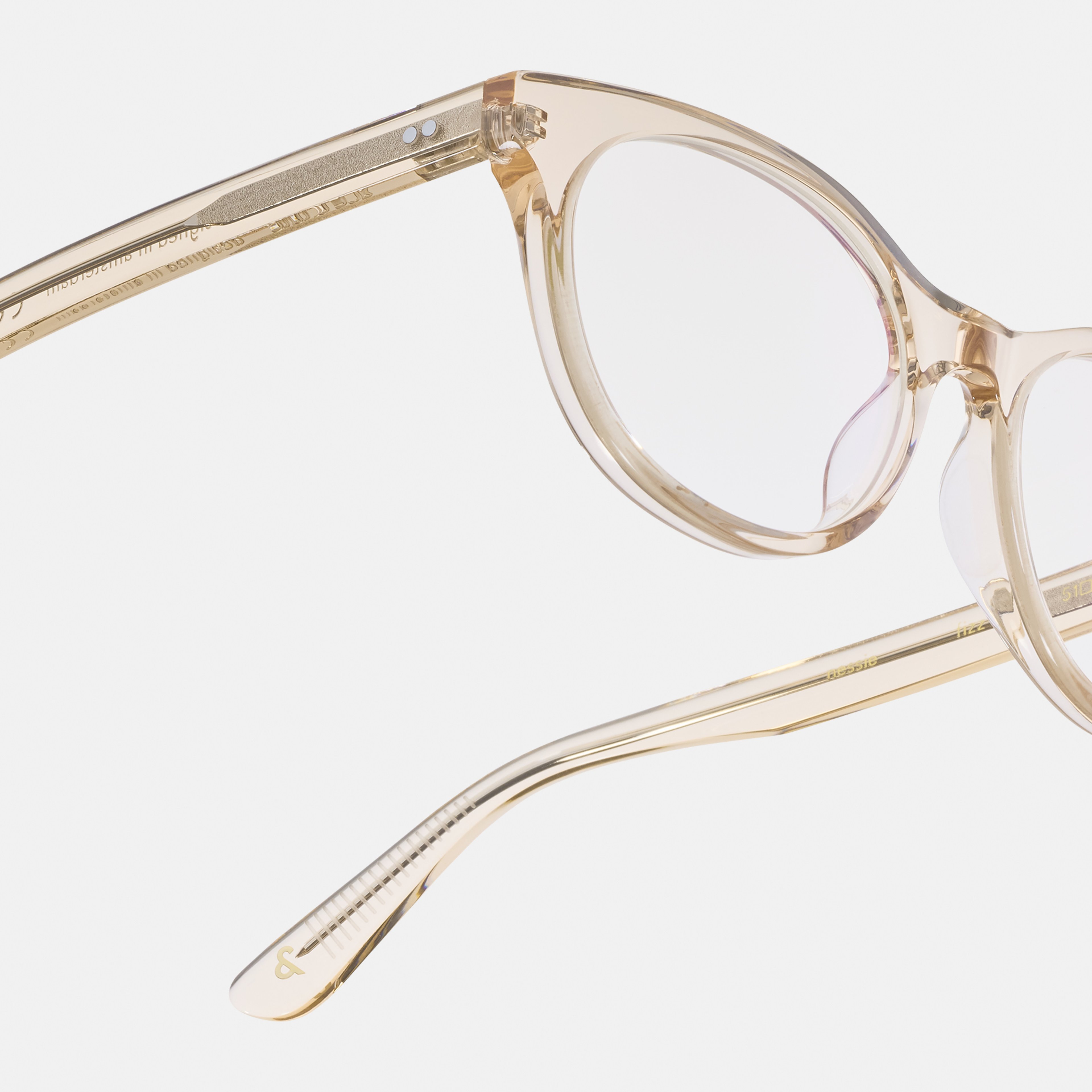 Ace & Tate Brillen | Rond Acetaat in Doorzichtig