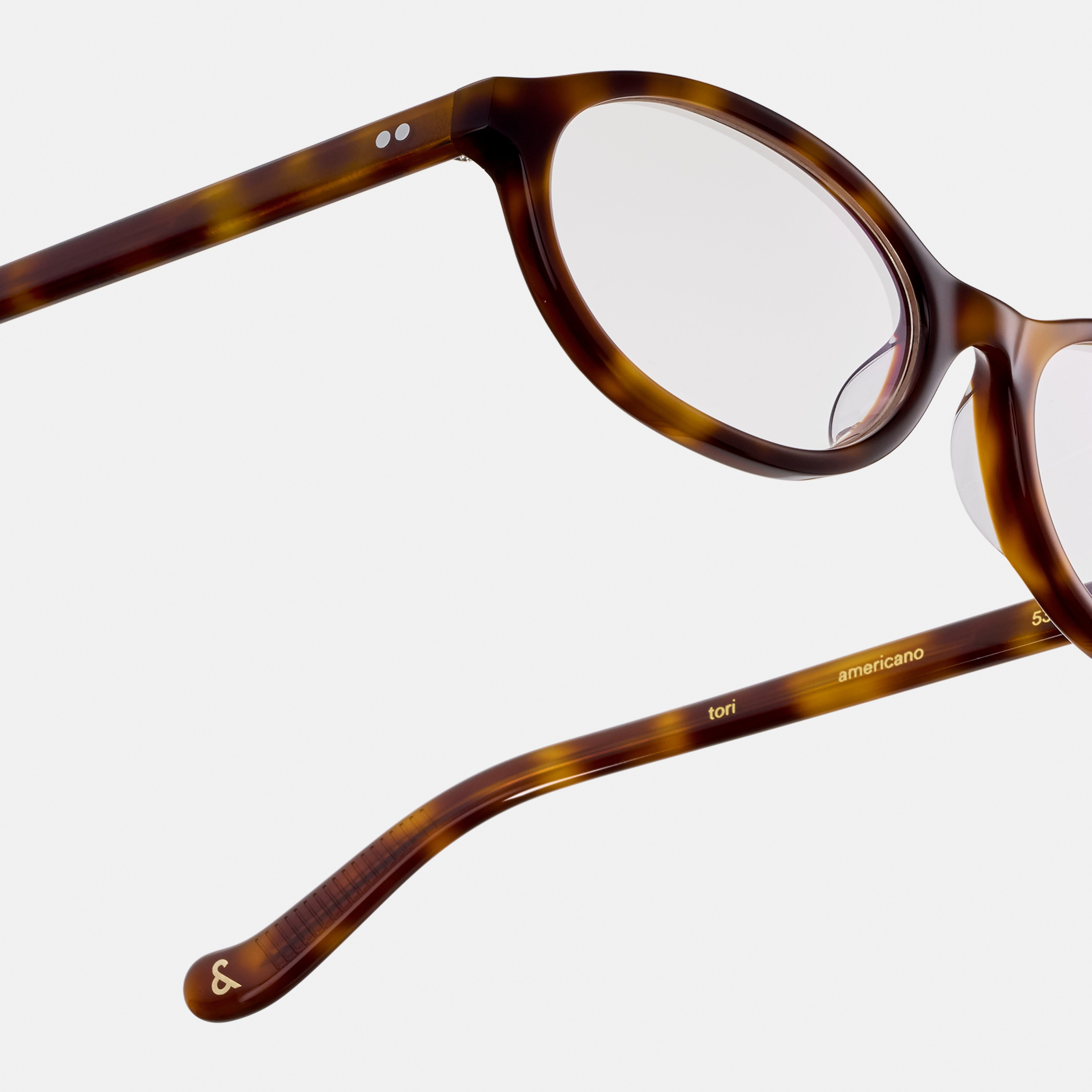 Ace & Tate Glasses | Oval Acetate in Black, Brown