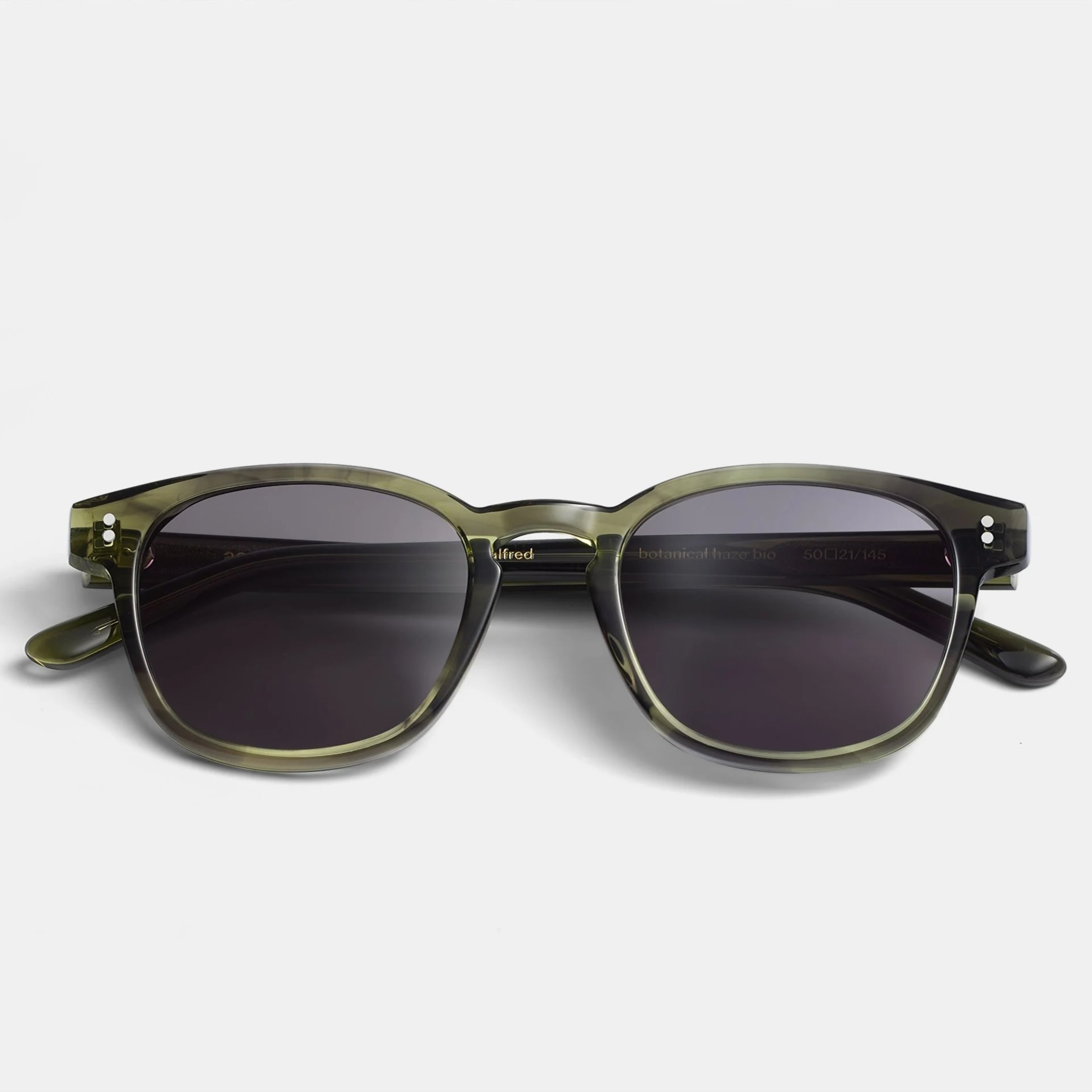 Ace & Tate Sunglasses | Square Acetate in Green