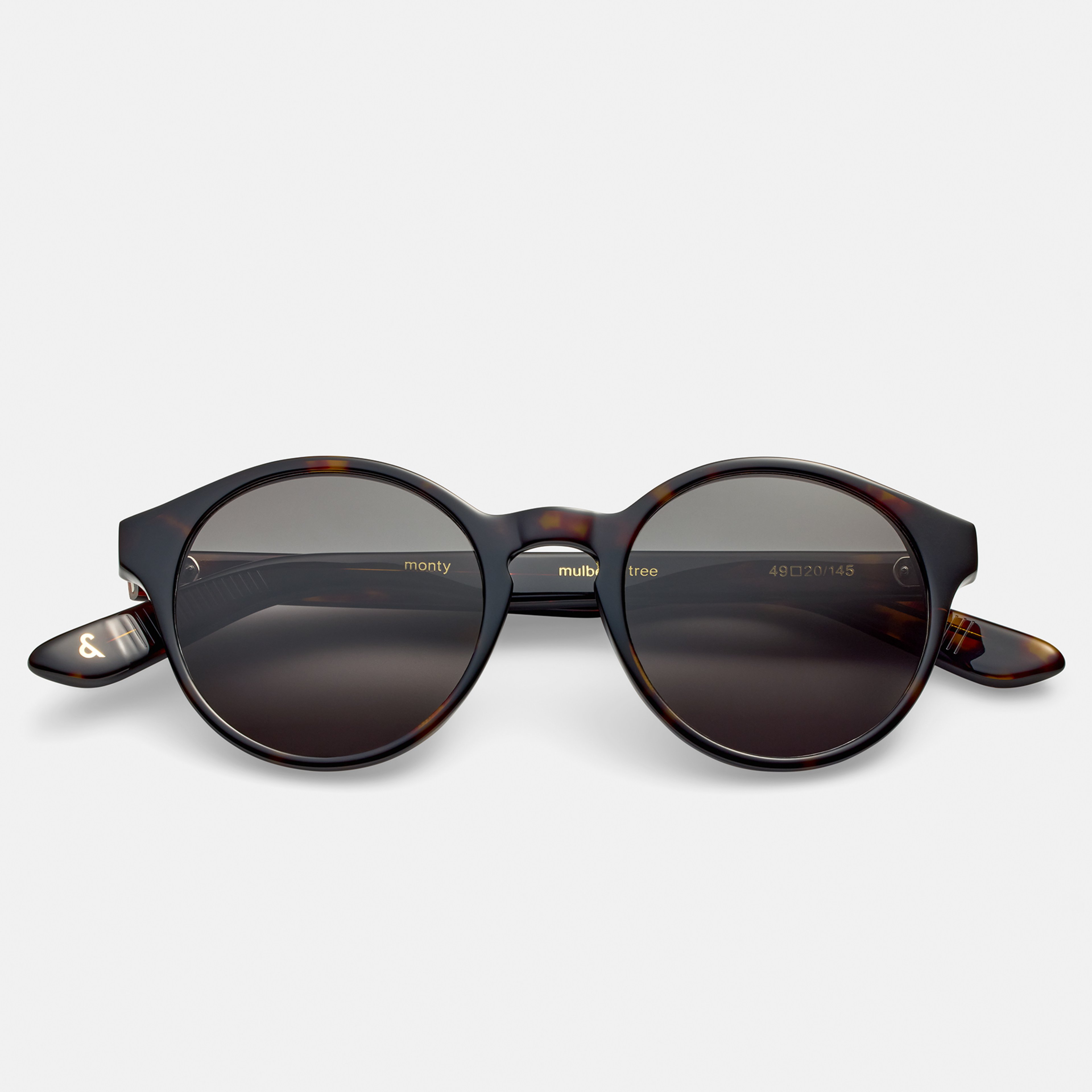 Ace & Tate Sunglasses | Round Acetate in tortoise