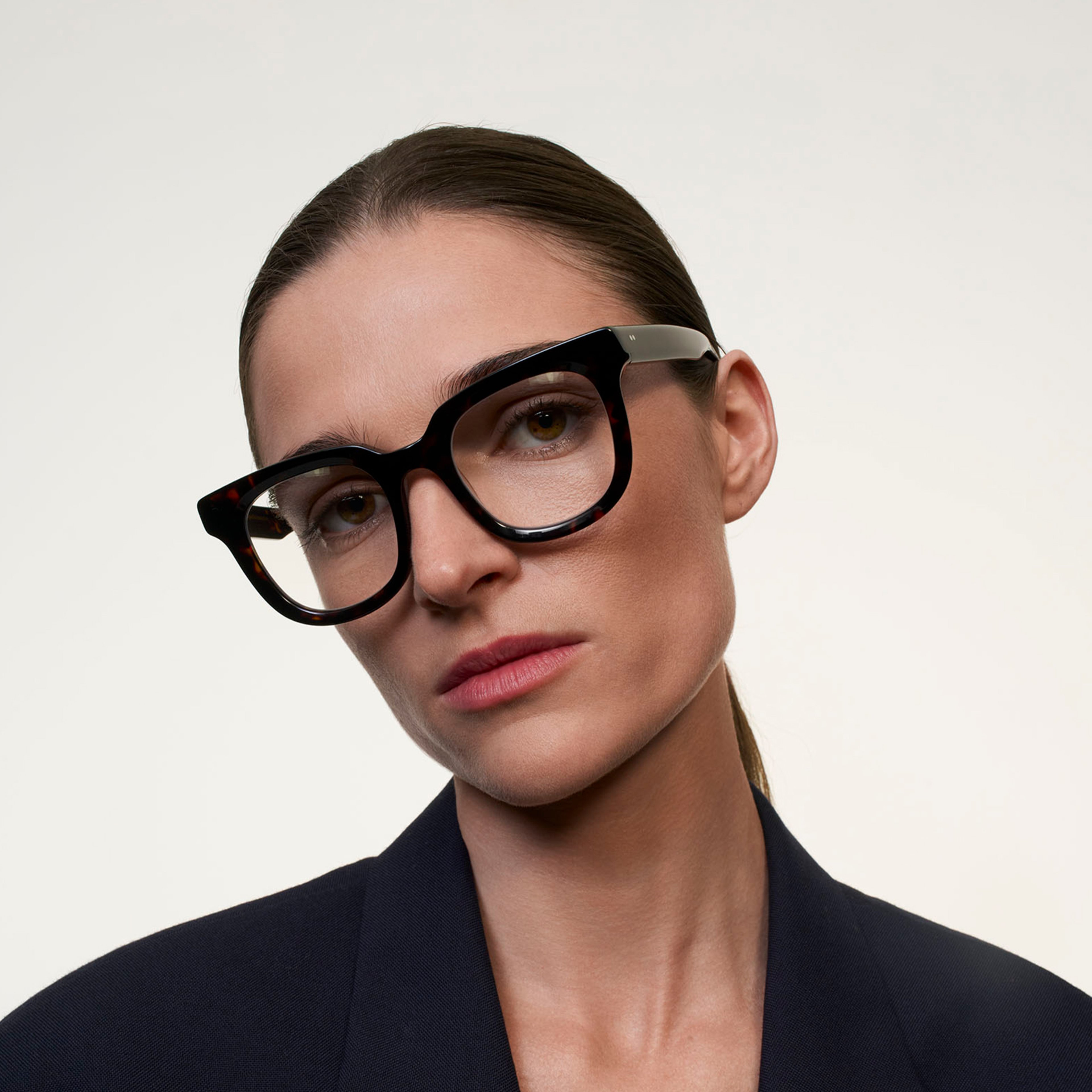 Ace & Tate Glasses | Round Acetate in tortoise