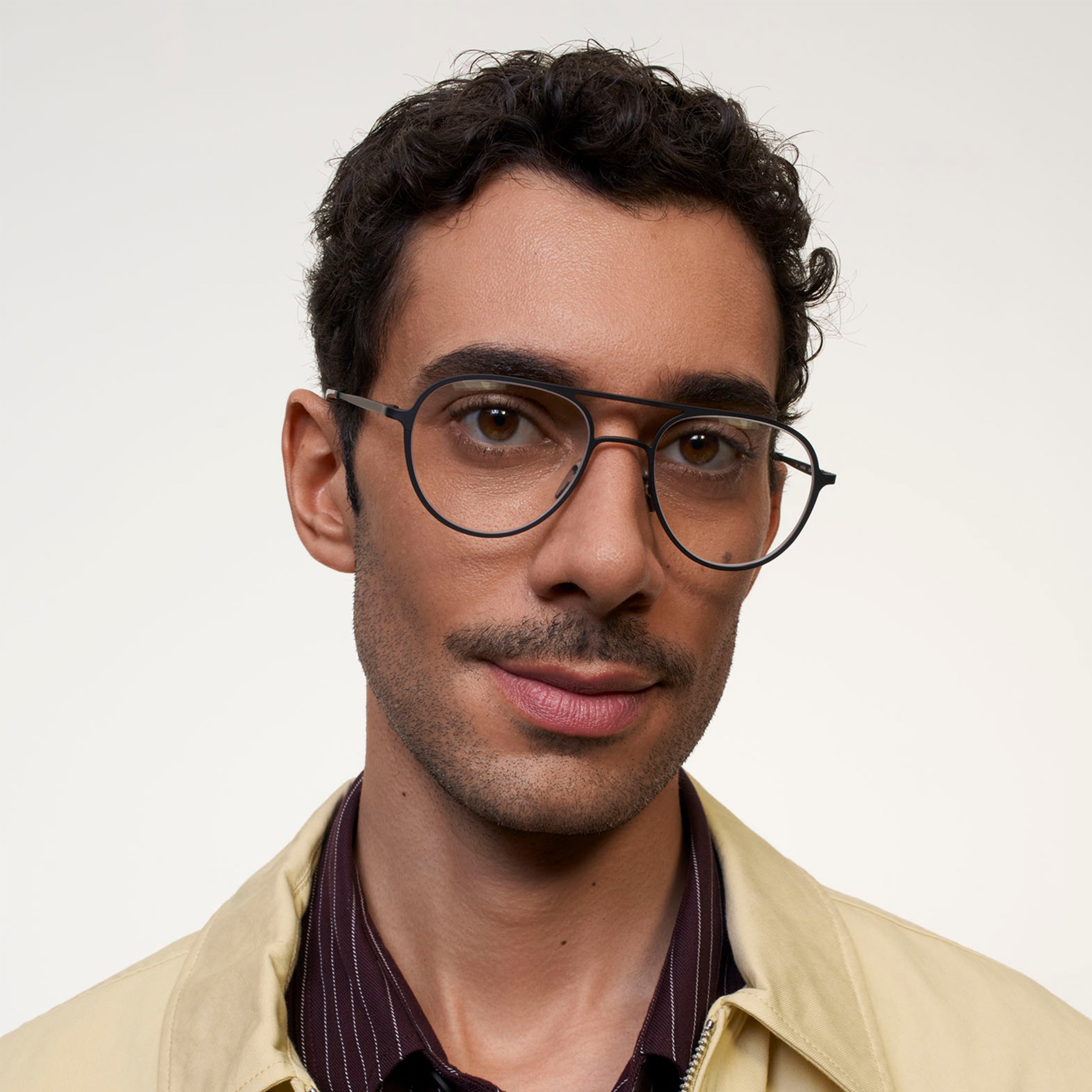 Ace & Tate Glasses |  Metal in Black