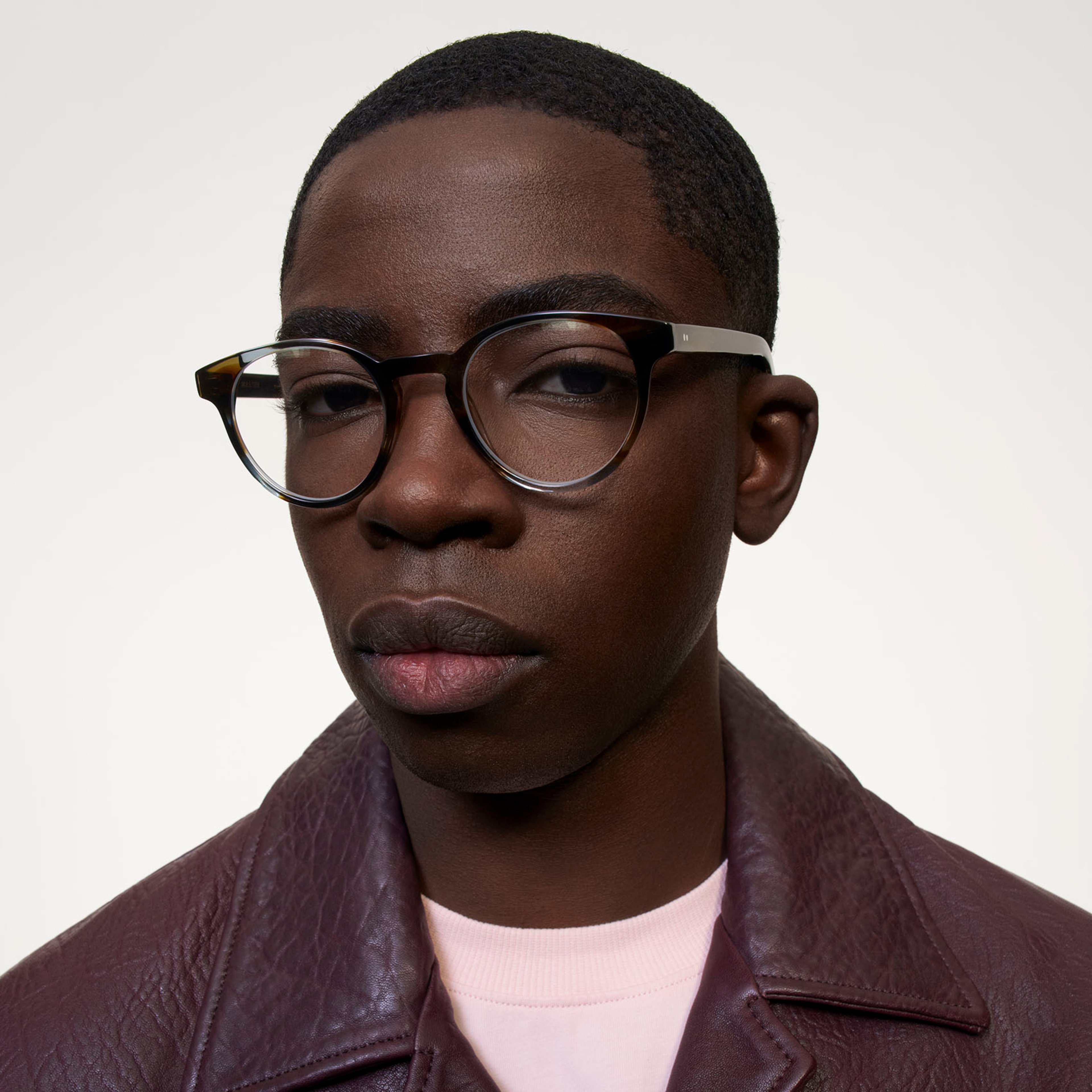 Ace & Tate Glasses | Round Acetate in Blue