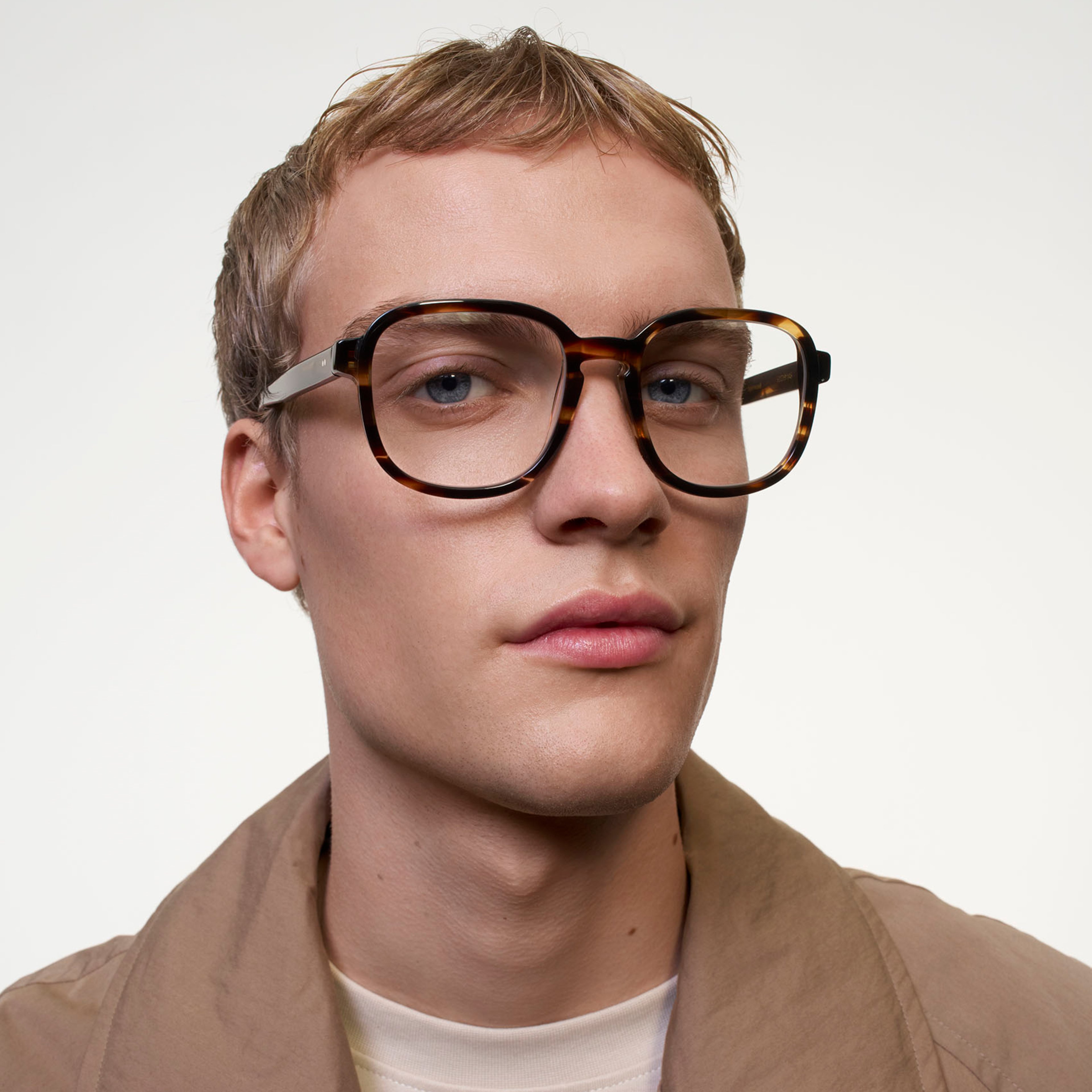 Ace & Tate Optiques | Carrée Renew bio-acétate in Marron