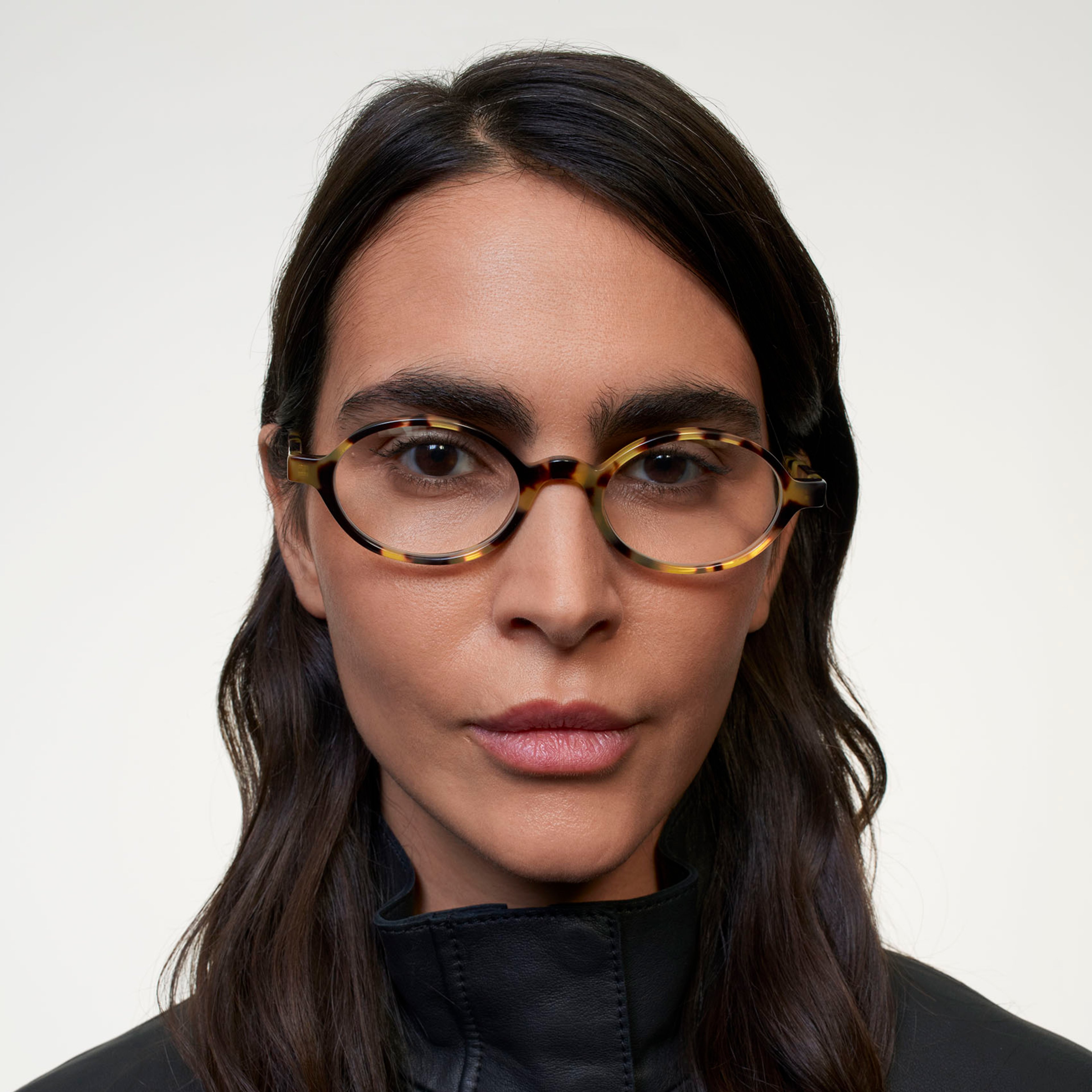 Ace & Tate Glasses | Round Acetate in Yellow
