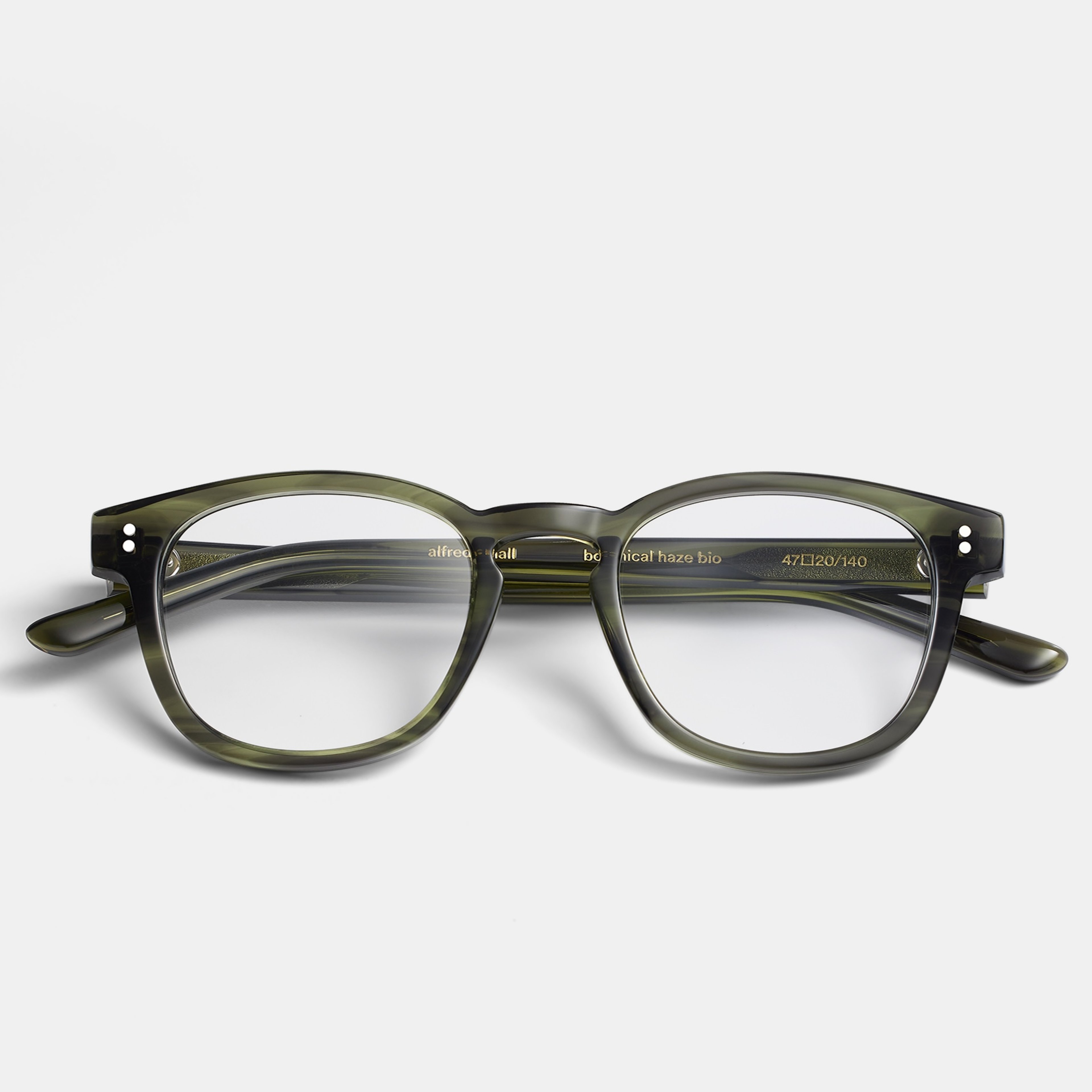 Ace & Tate Glasses | Square Acetate in Green