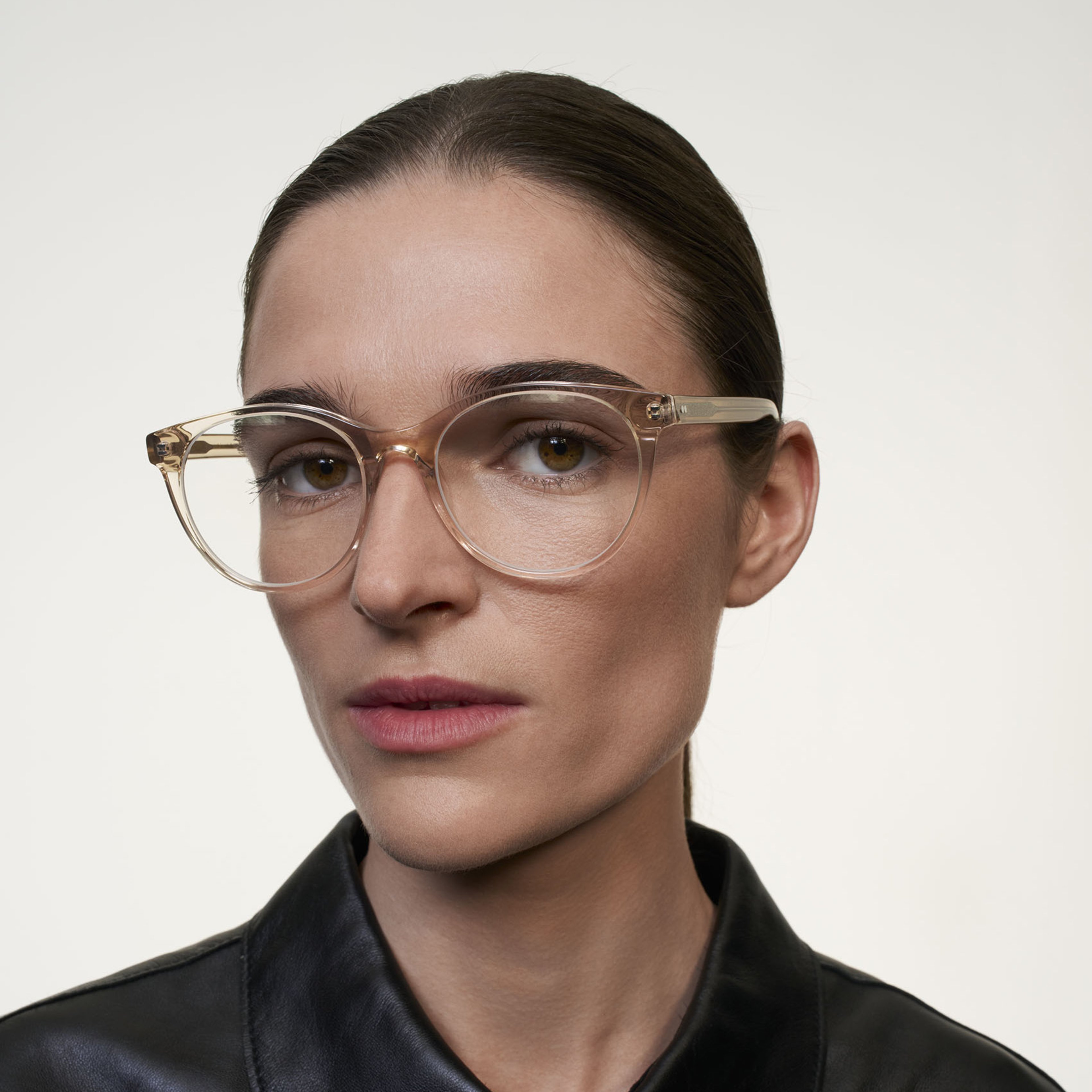 Ace & Tate Brillen | Rund Acetat in Transparent