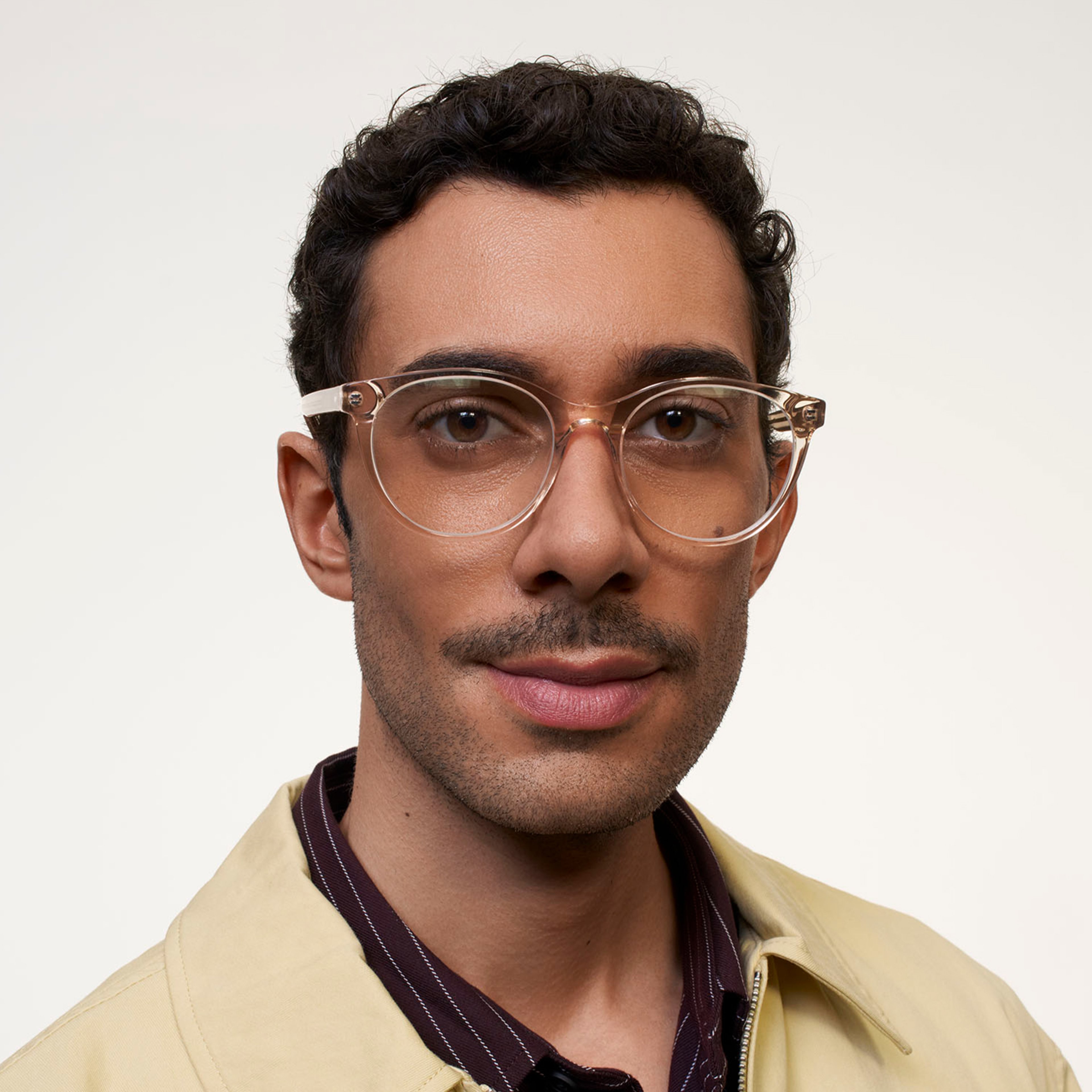 Ace & Tate Brillen | Rund Acetat in Transparent