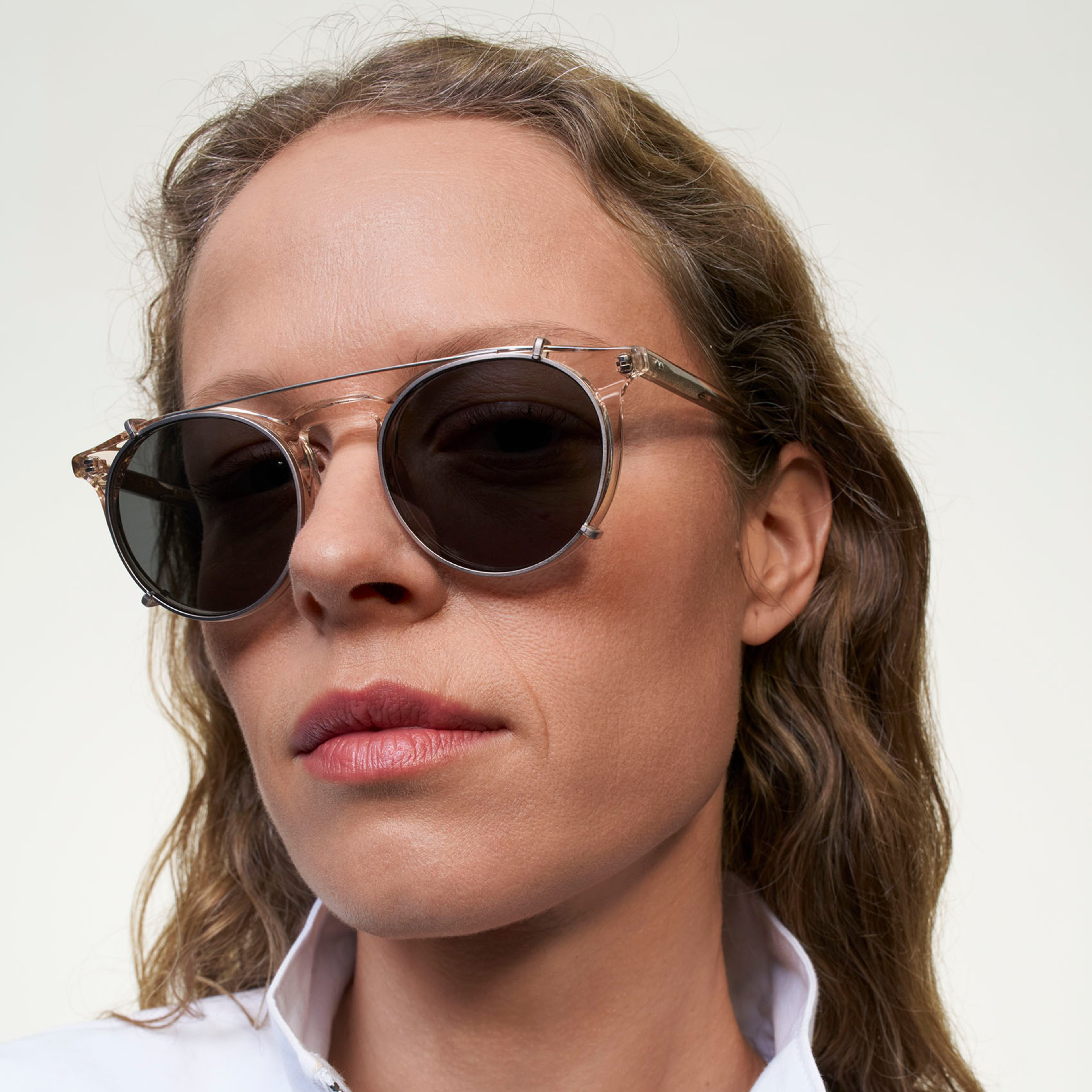 Ace & Tate Clip-on sunglasses