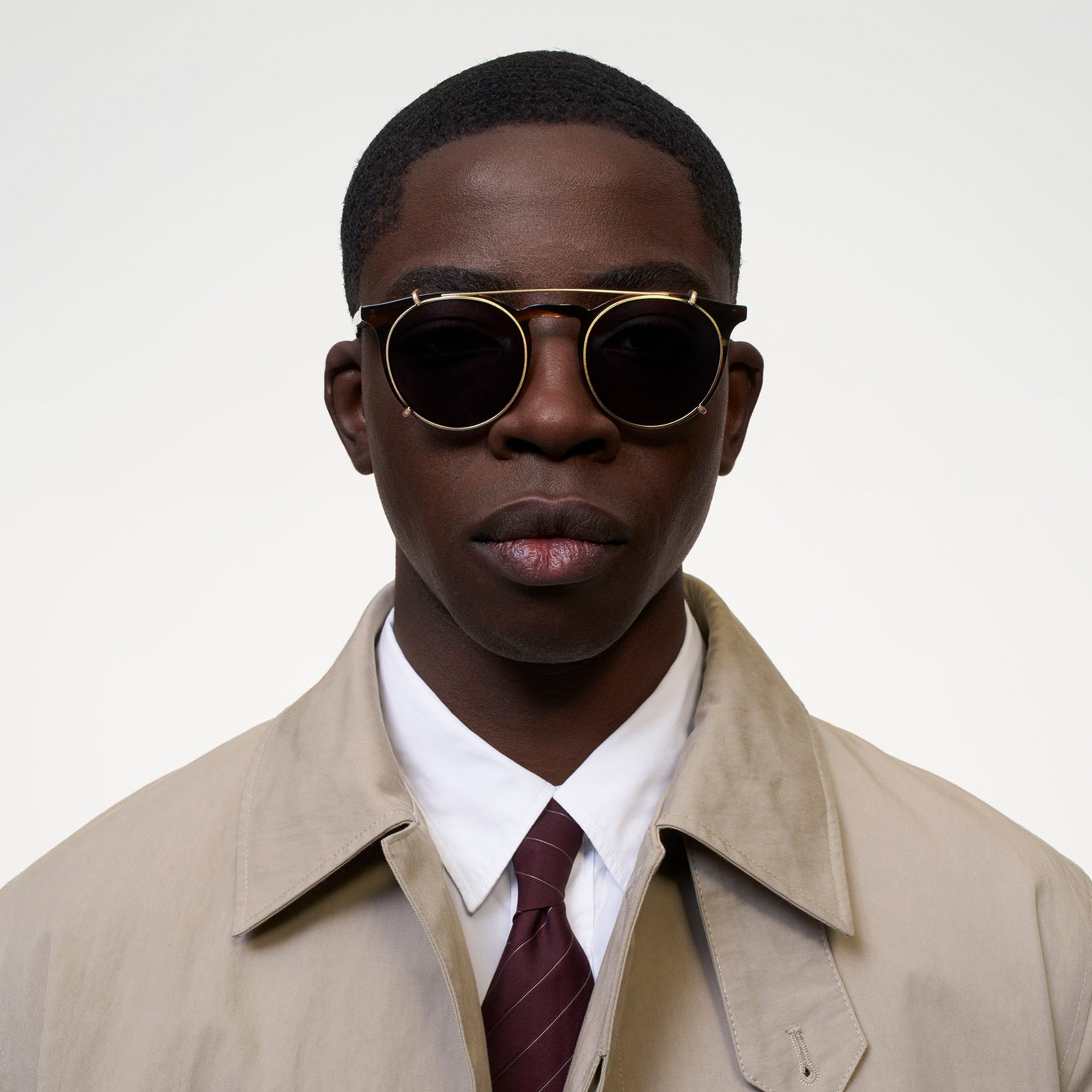 Ace & Tate Clip-on sunglasses