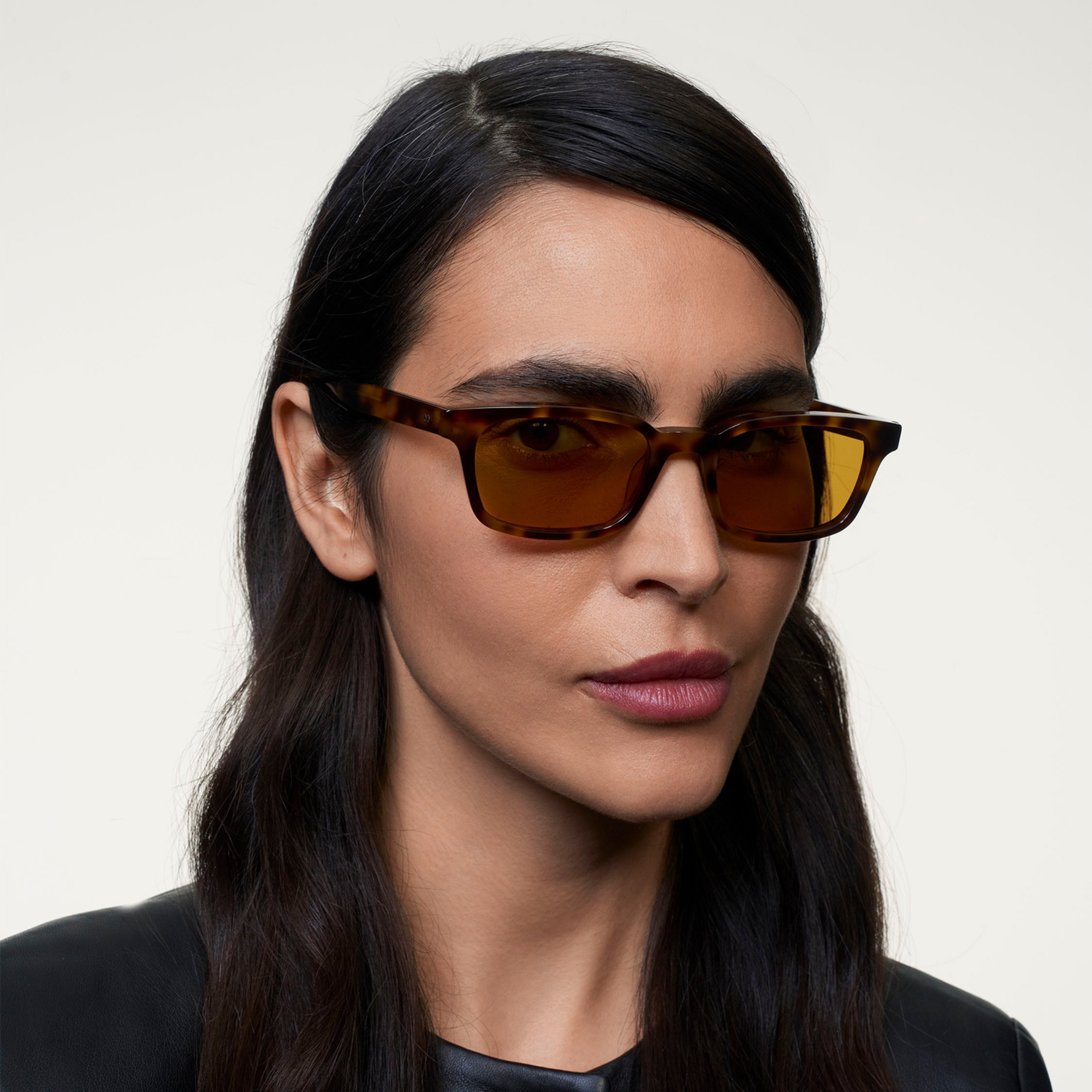 Ace & Tate Sunglasses | Square Acetate in Black, Brown