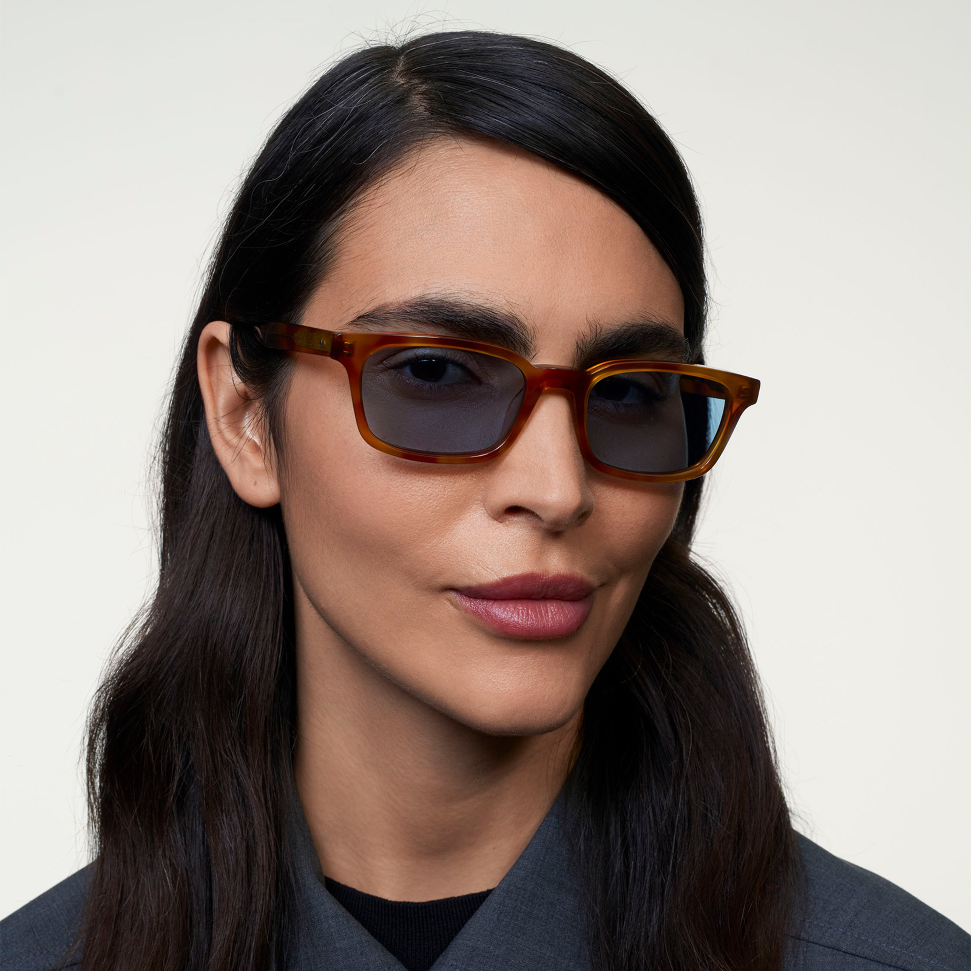 Ace & Tate Sunglasses | Square Acetate in Brown