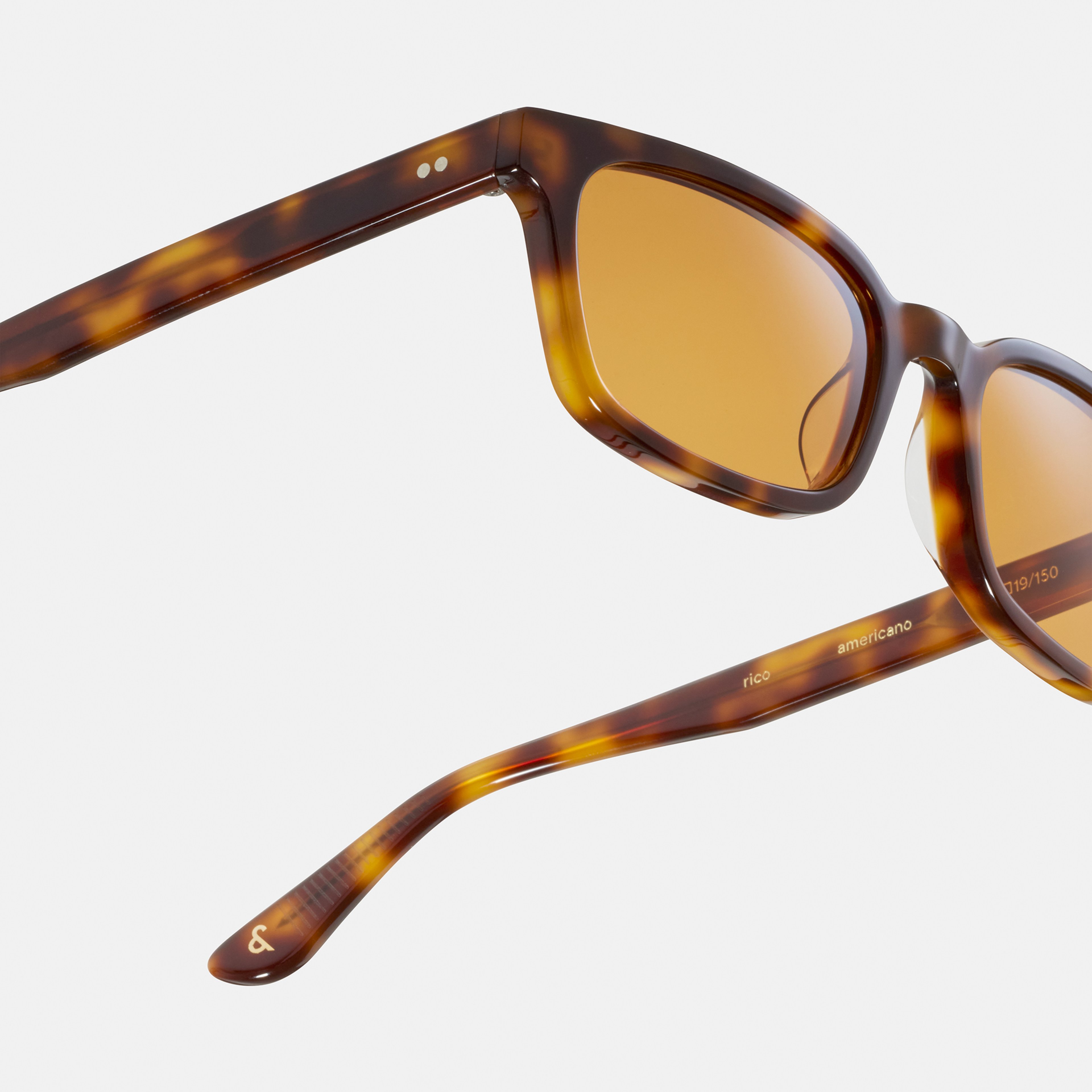 Ace & Tate Sunglasses | Square Acetate in Black, Brown
