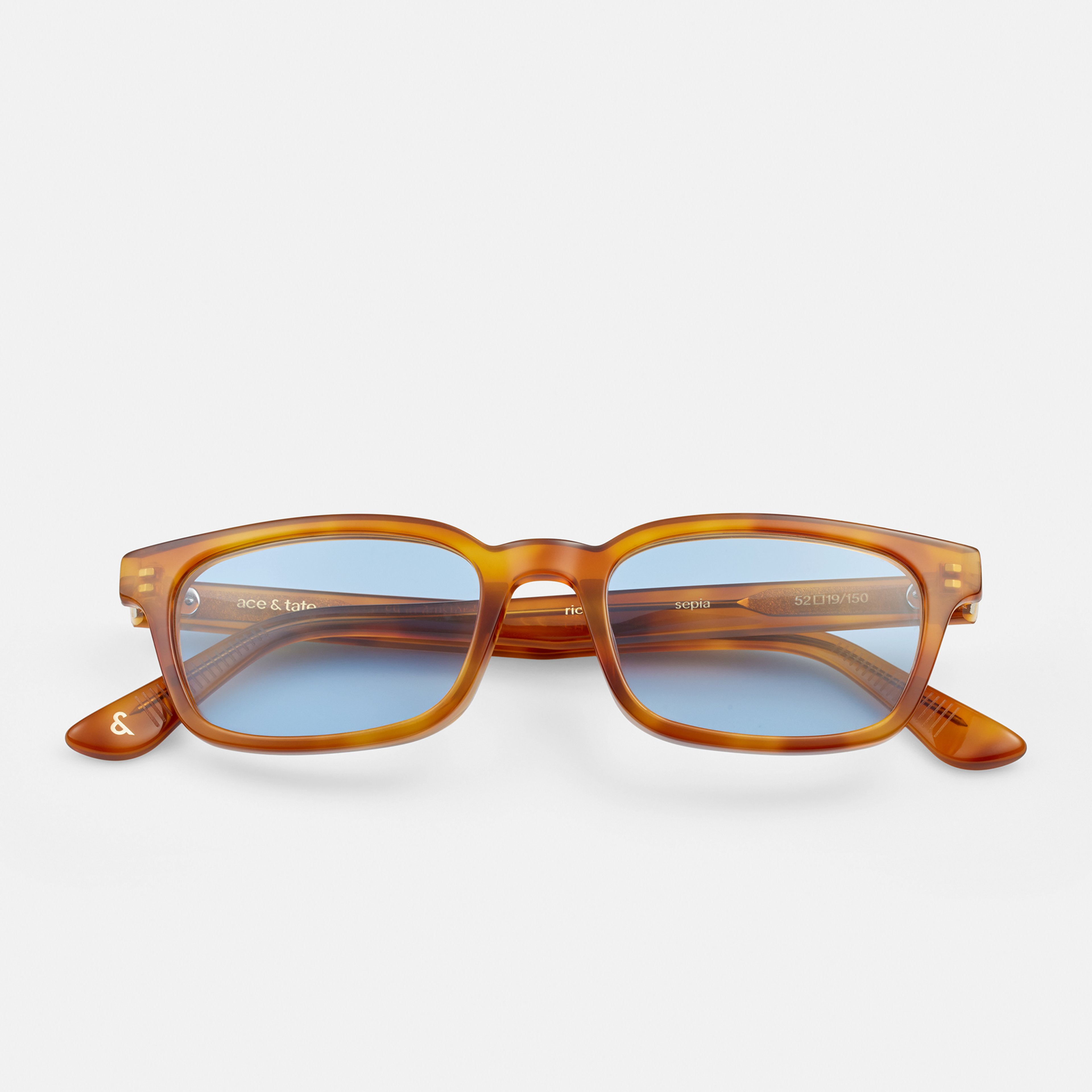 Ace & Tate Sunglasses | Square Acetate in Brown