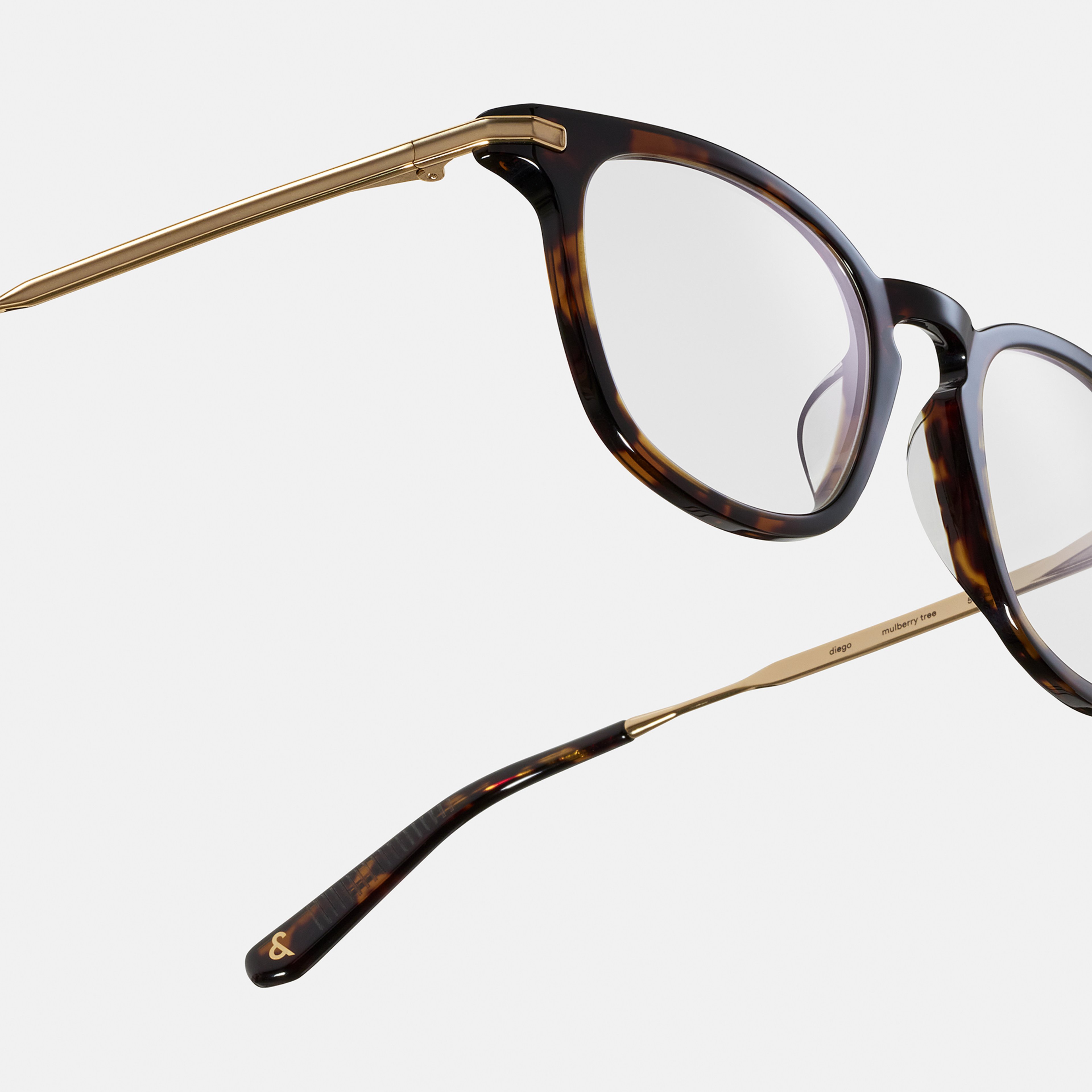 Ace & Tate Glasses | Hexagonal Acetate in Black, Brown, Red