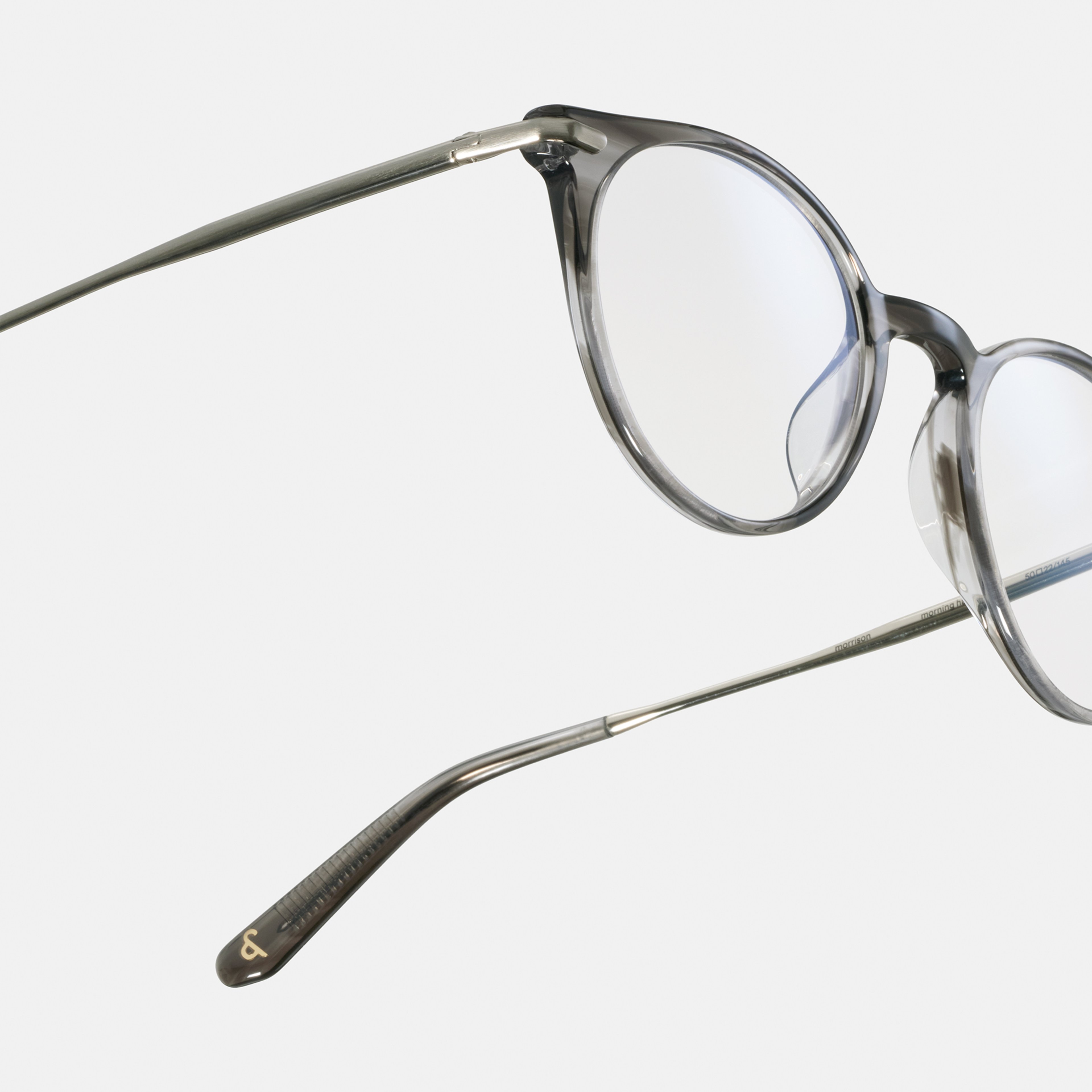 Ace & Tate Glasses |  Acetate in Clear, Grey