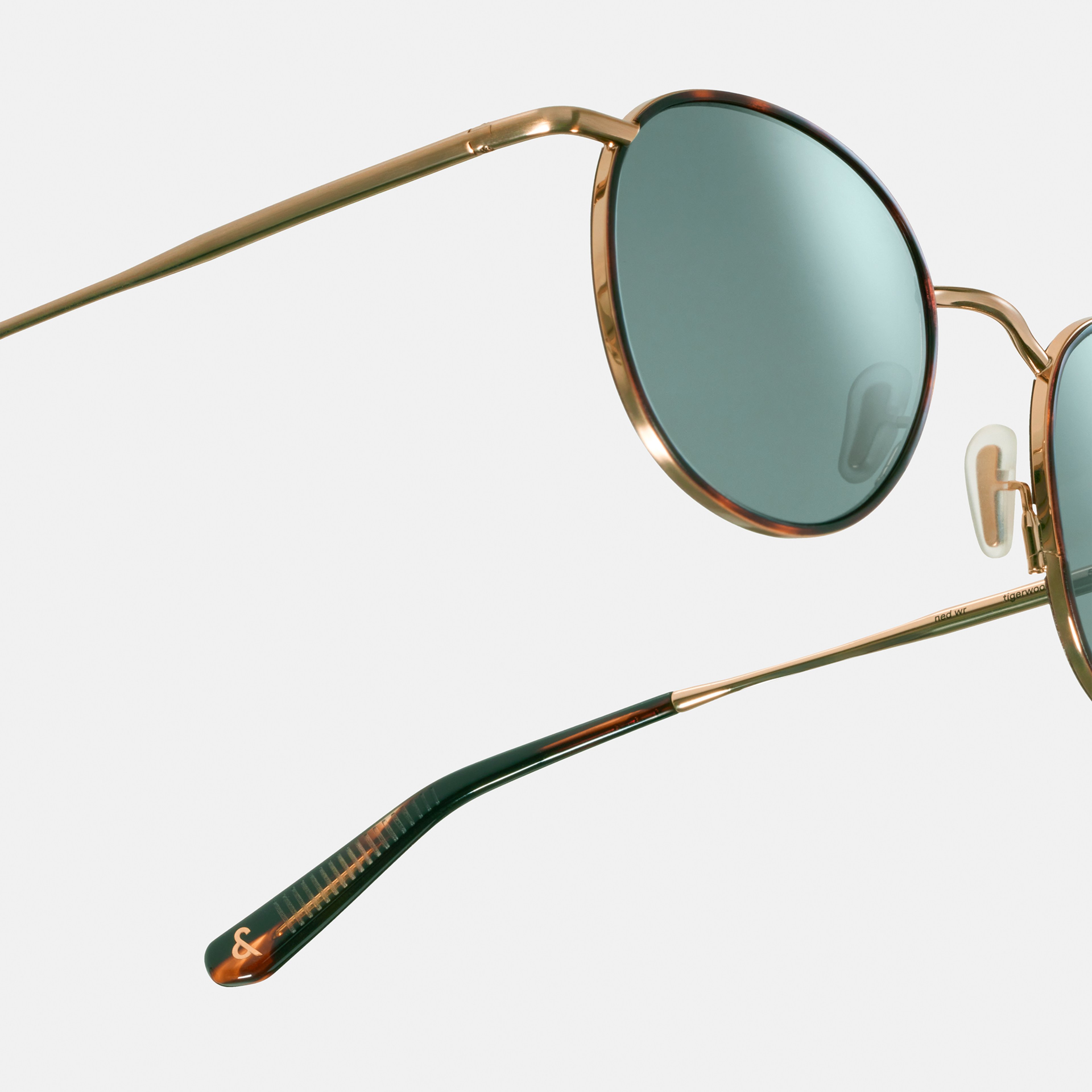 Ace & Tate Sunglasses |  Metal in Brown, Gold, Orange