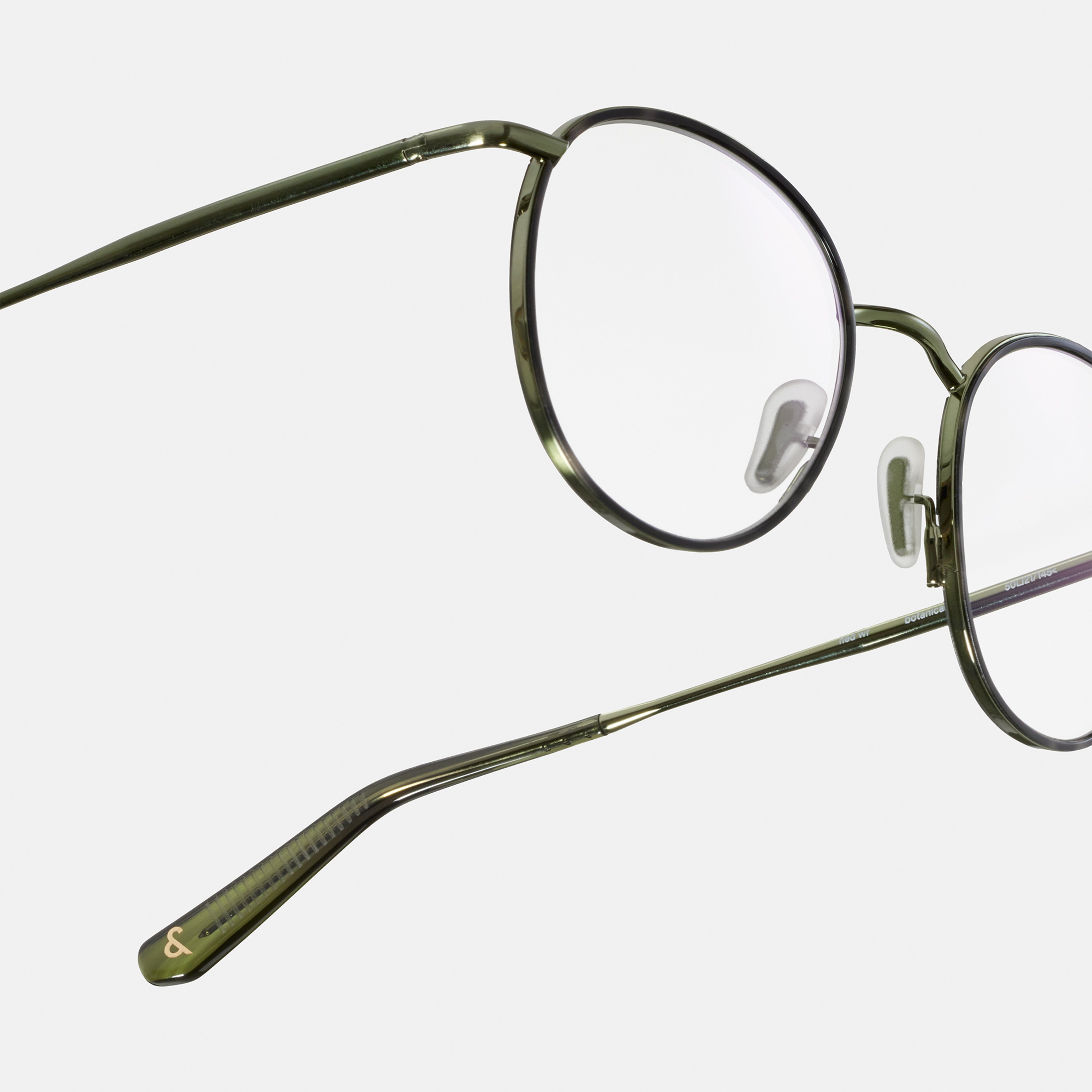 Ace & Tate Glasses |  Metal in Black, Green