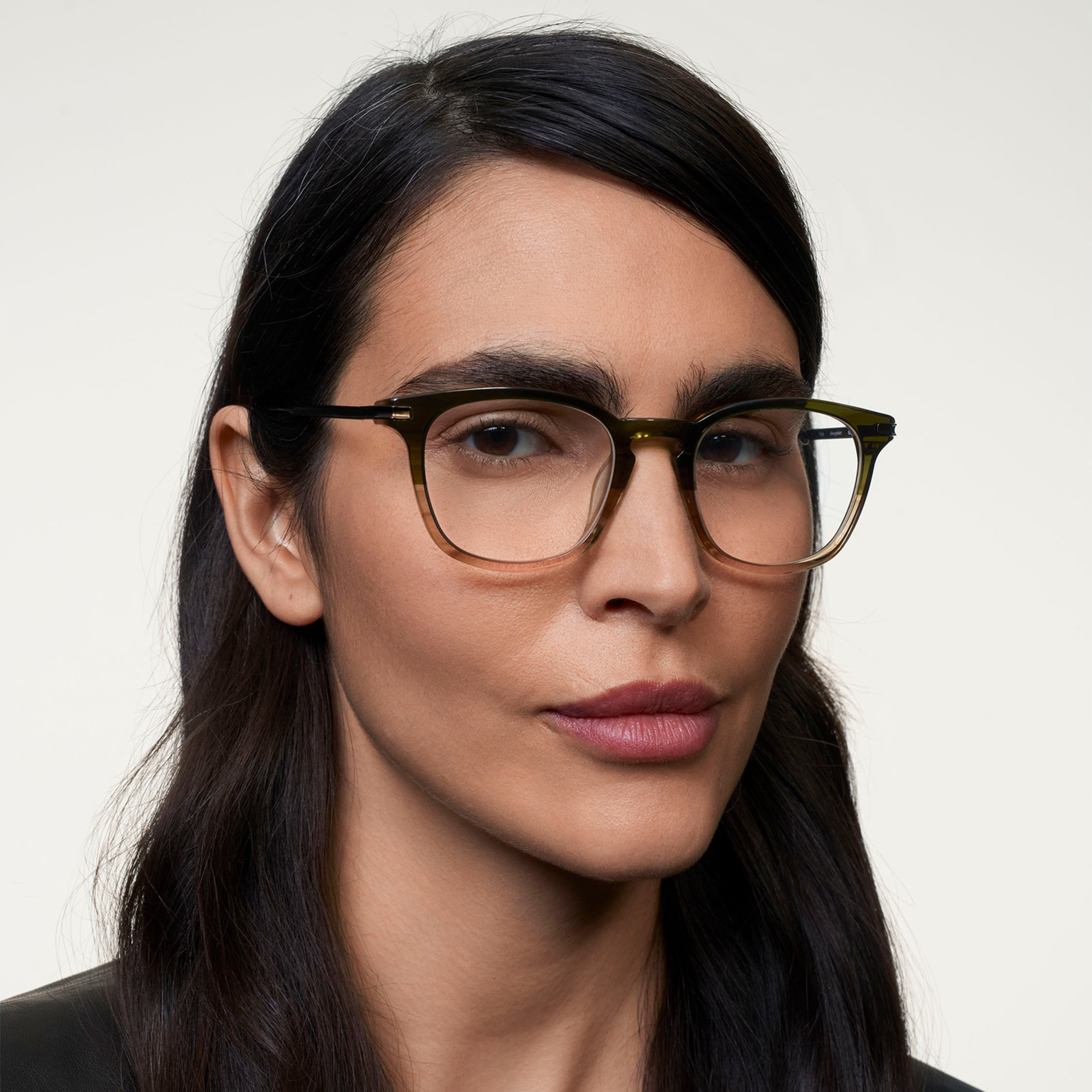 Ace & Tate Glasses | Hexagonal Acetate in Brown, Green