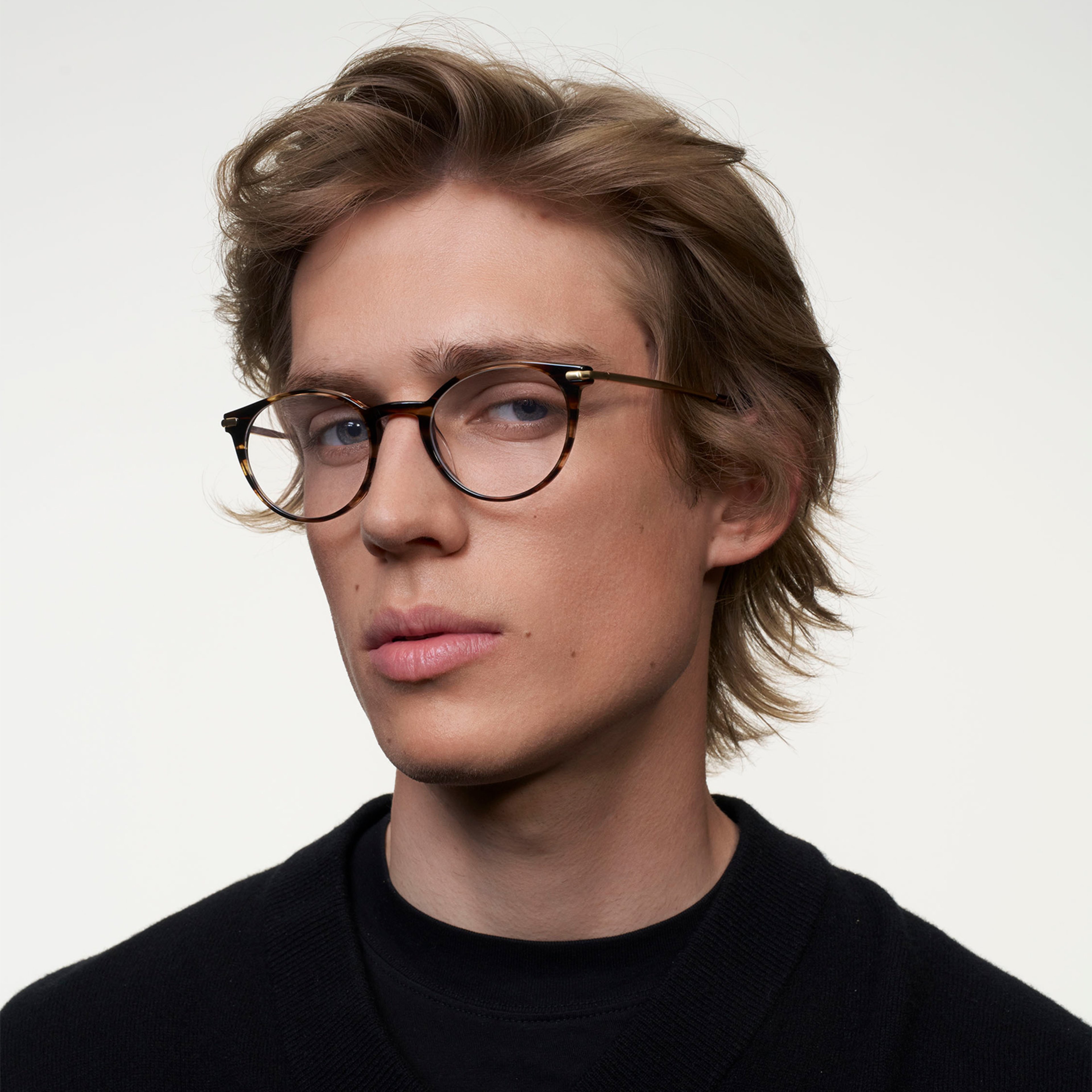 Ace & Tate Glasses |  Acetate in Brown, Orange