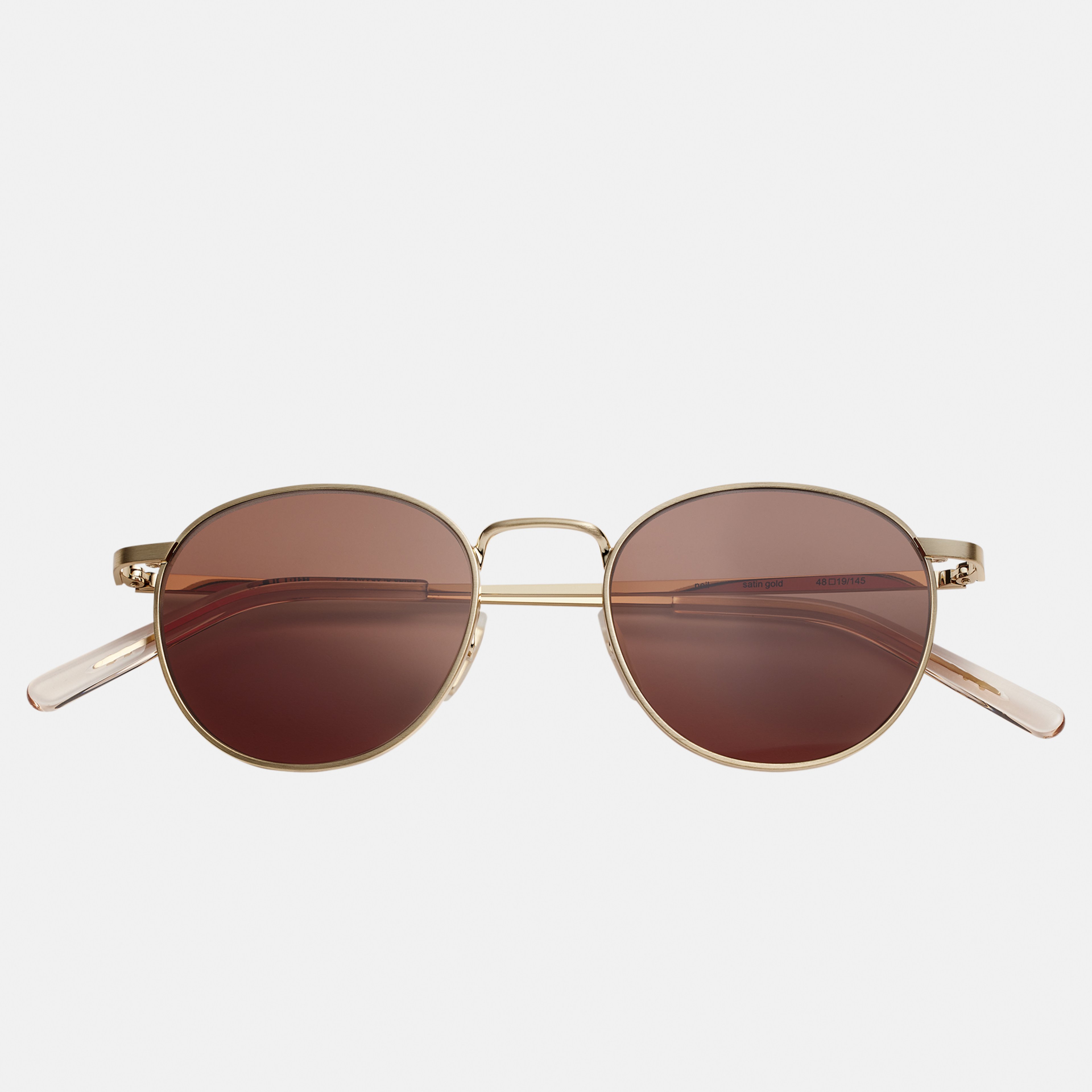 Ace & Tate Sunglasses | Round Metal in Gold