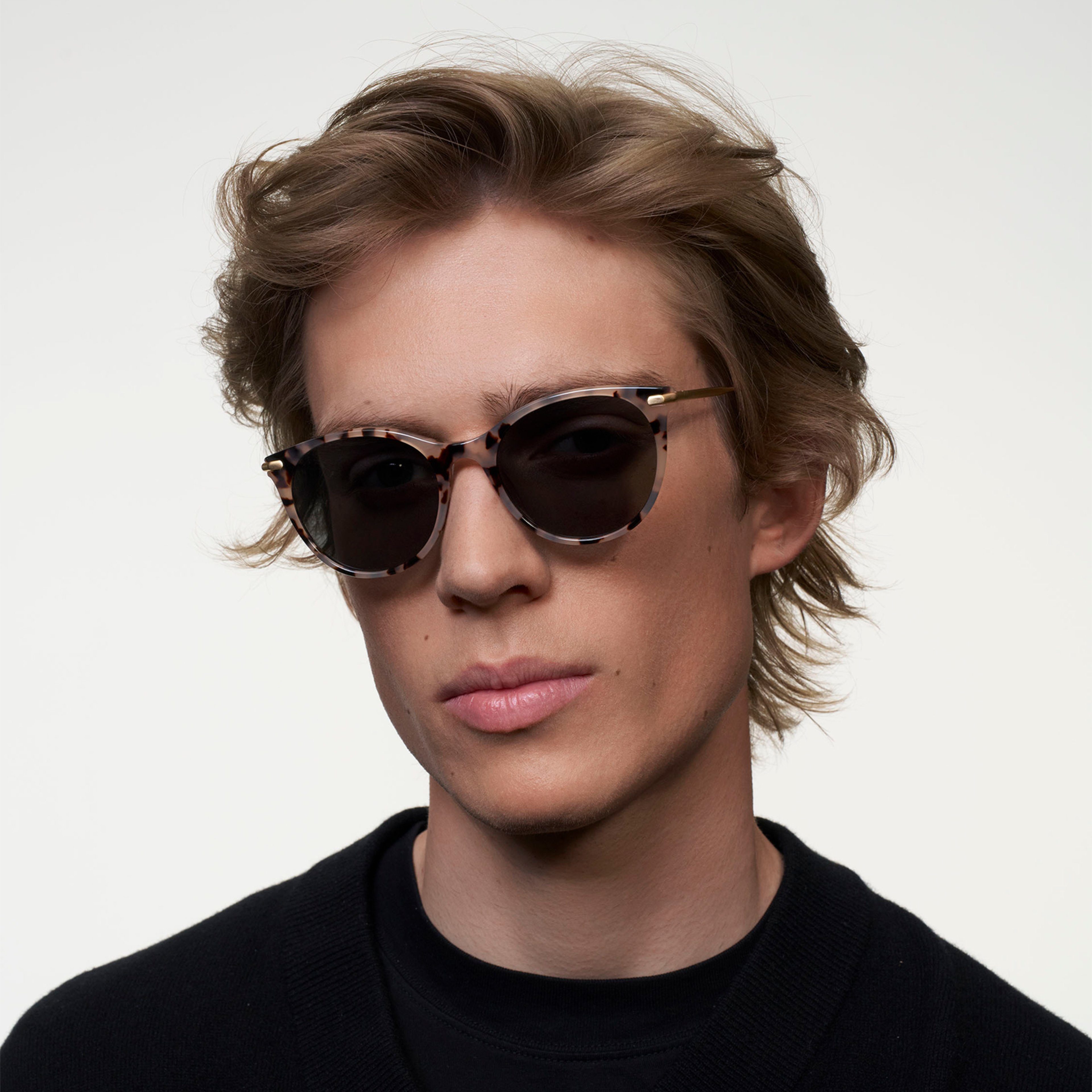 Ace & Tate Sunglasses |  Acetate in Beige, Brown