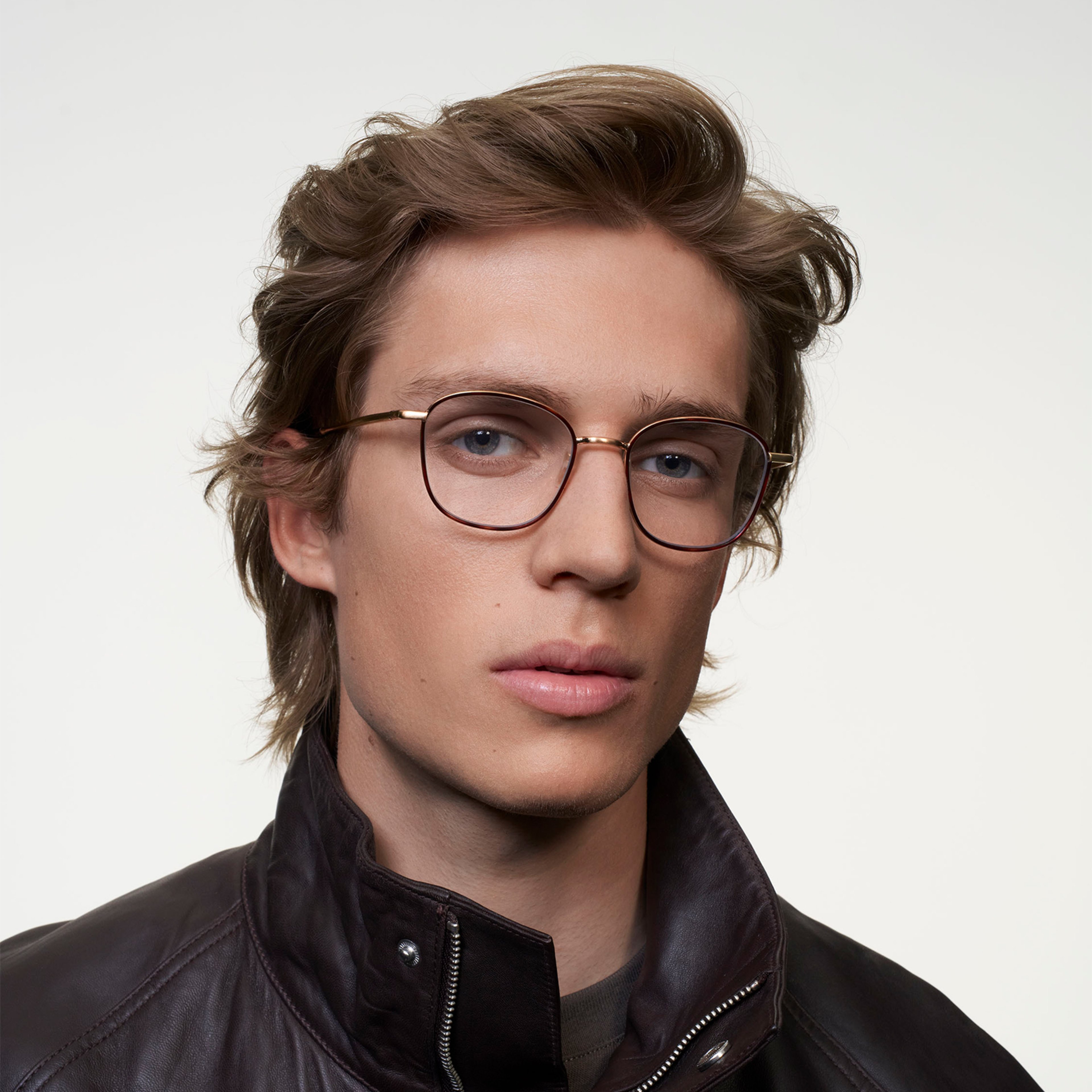 Ace & Tate Glasses |  Metal in Brown, Gold, Orange
