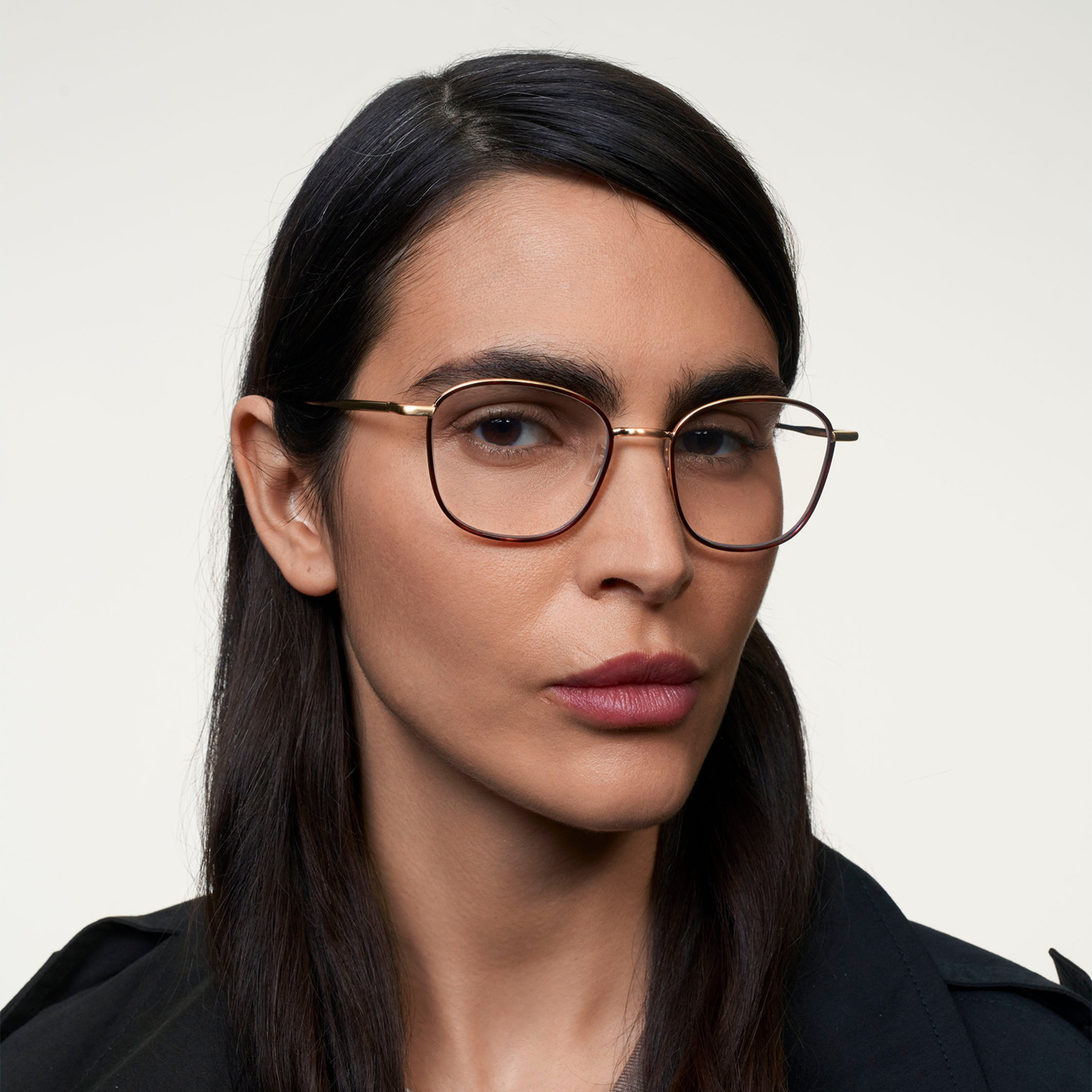 Ace & Tate Glasses |  Metal in Brown, Gold, Orange