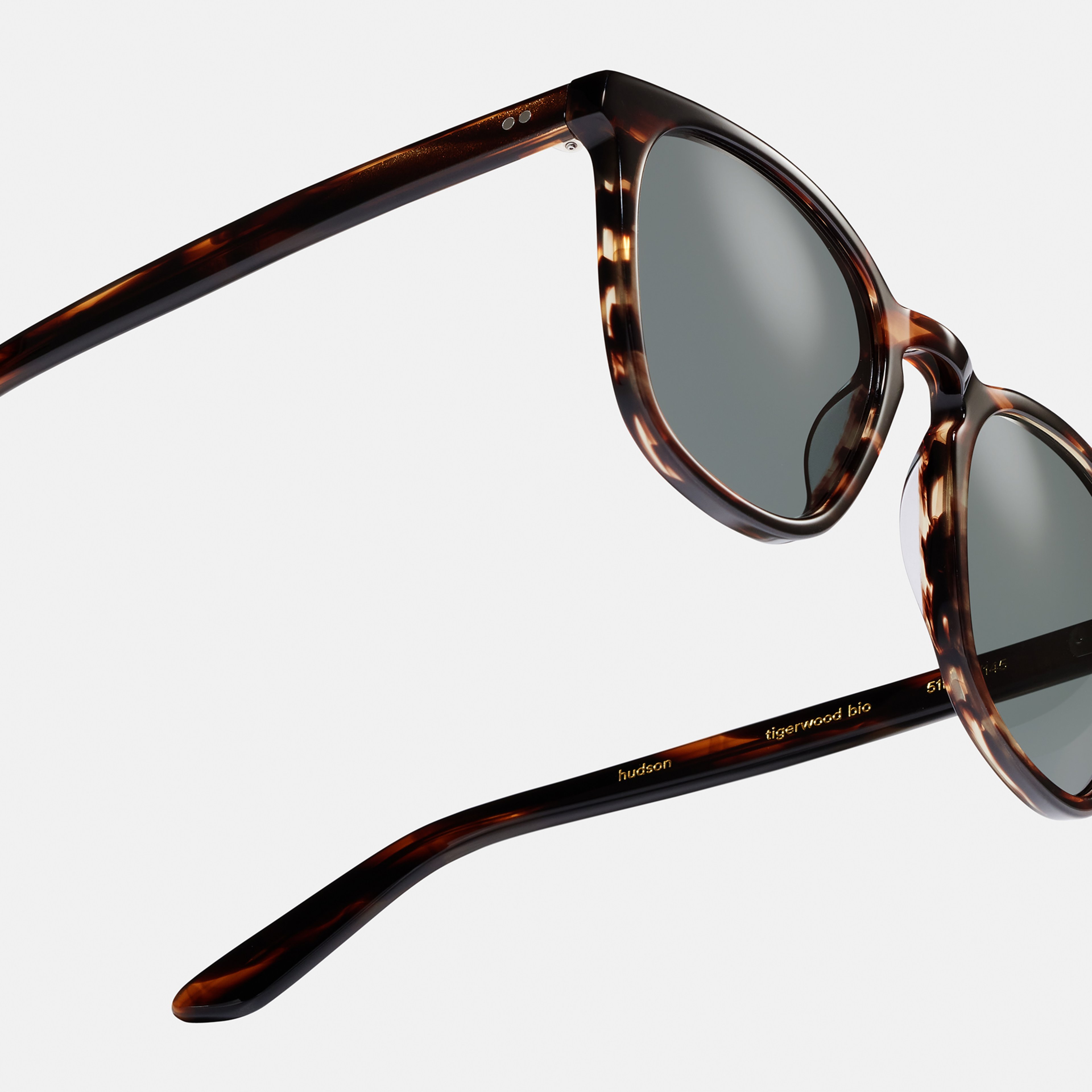 Ace & Tate Sunglasses | Square Acetate in Brown, Orange