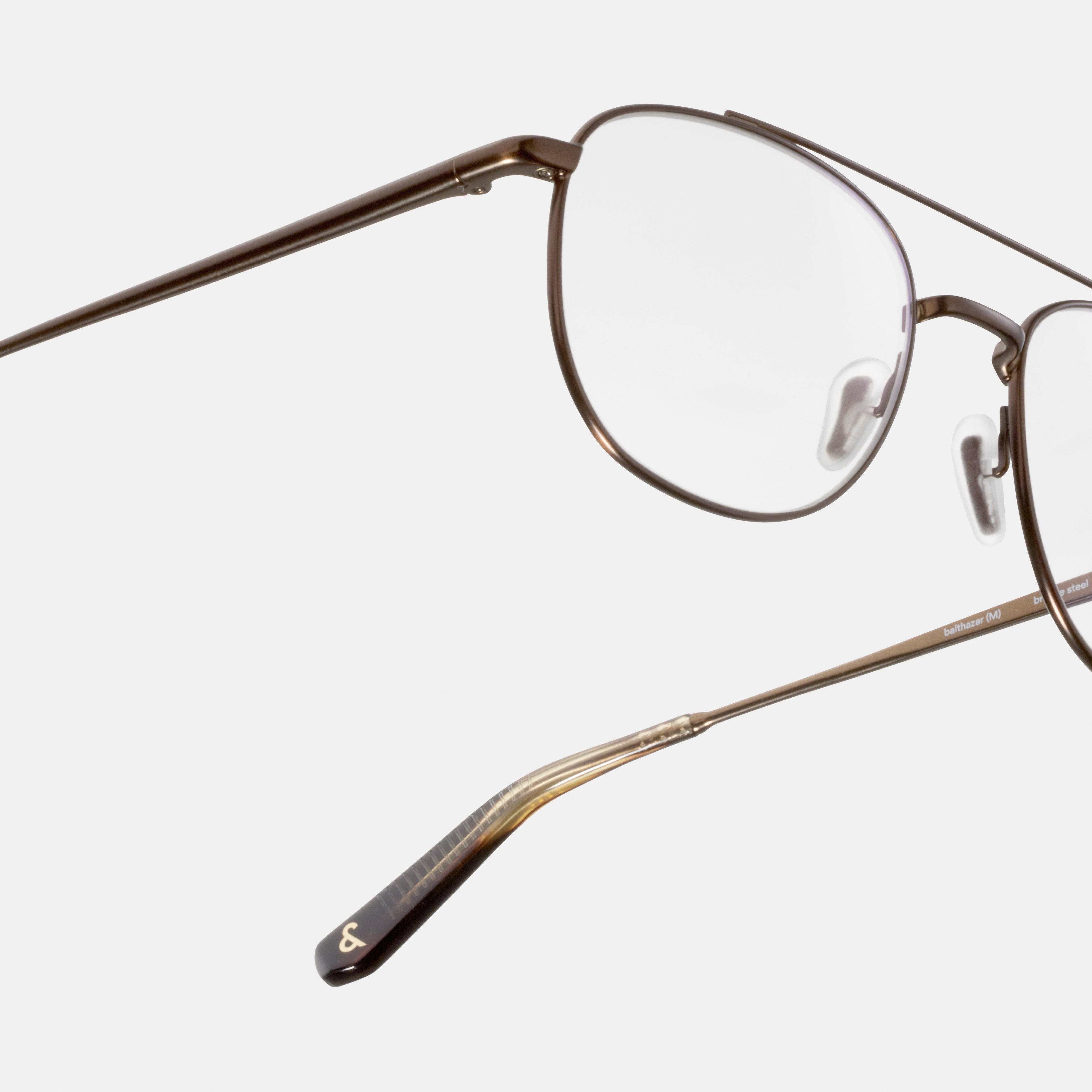 Ace & Tate Brillen |  Metall in Braun