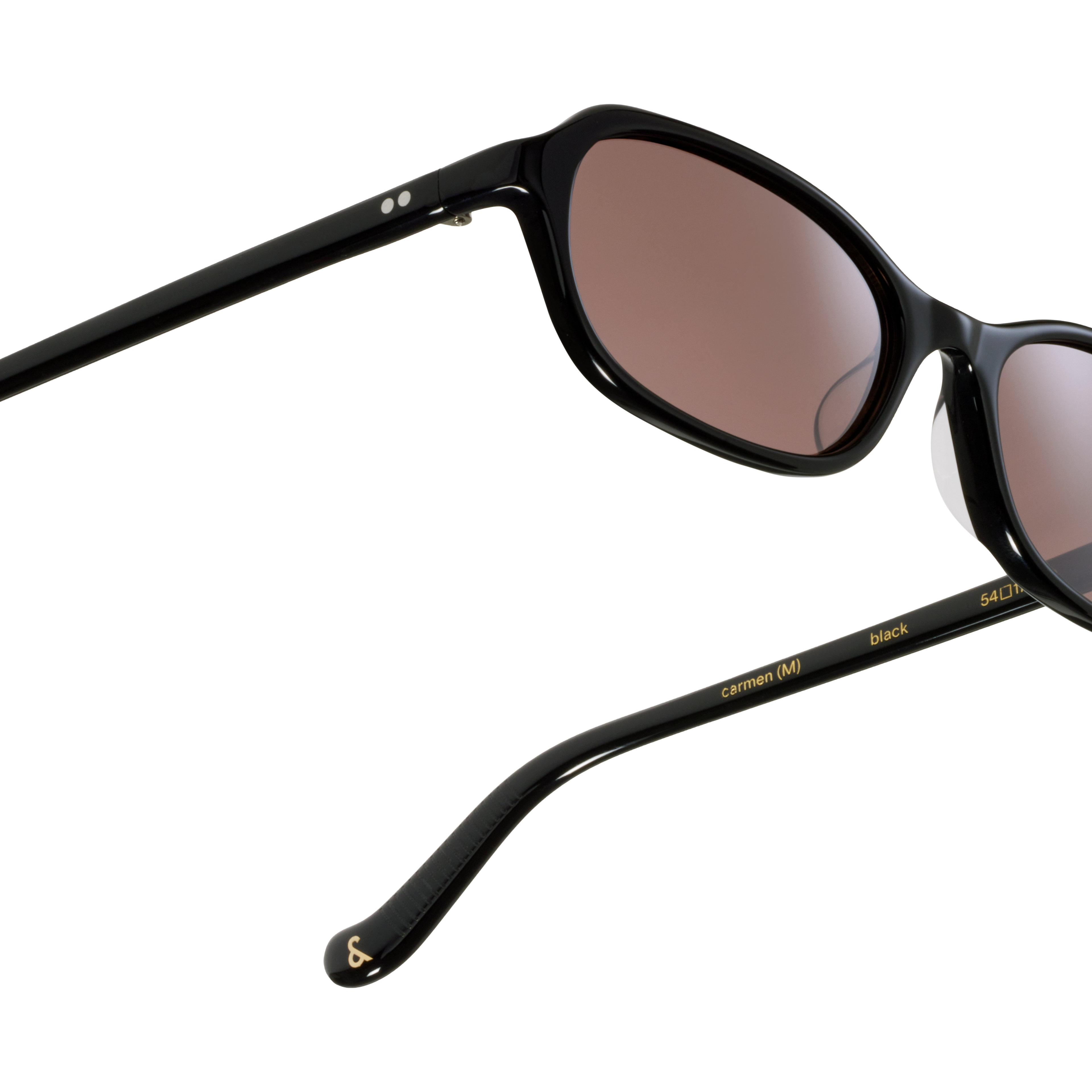 Ace & Tate Solaires | Ovale Acétate in Noir