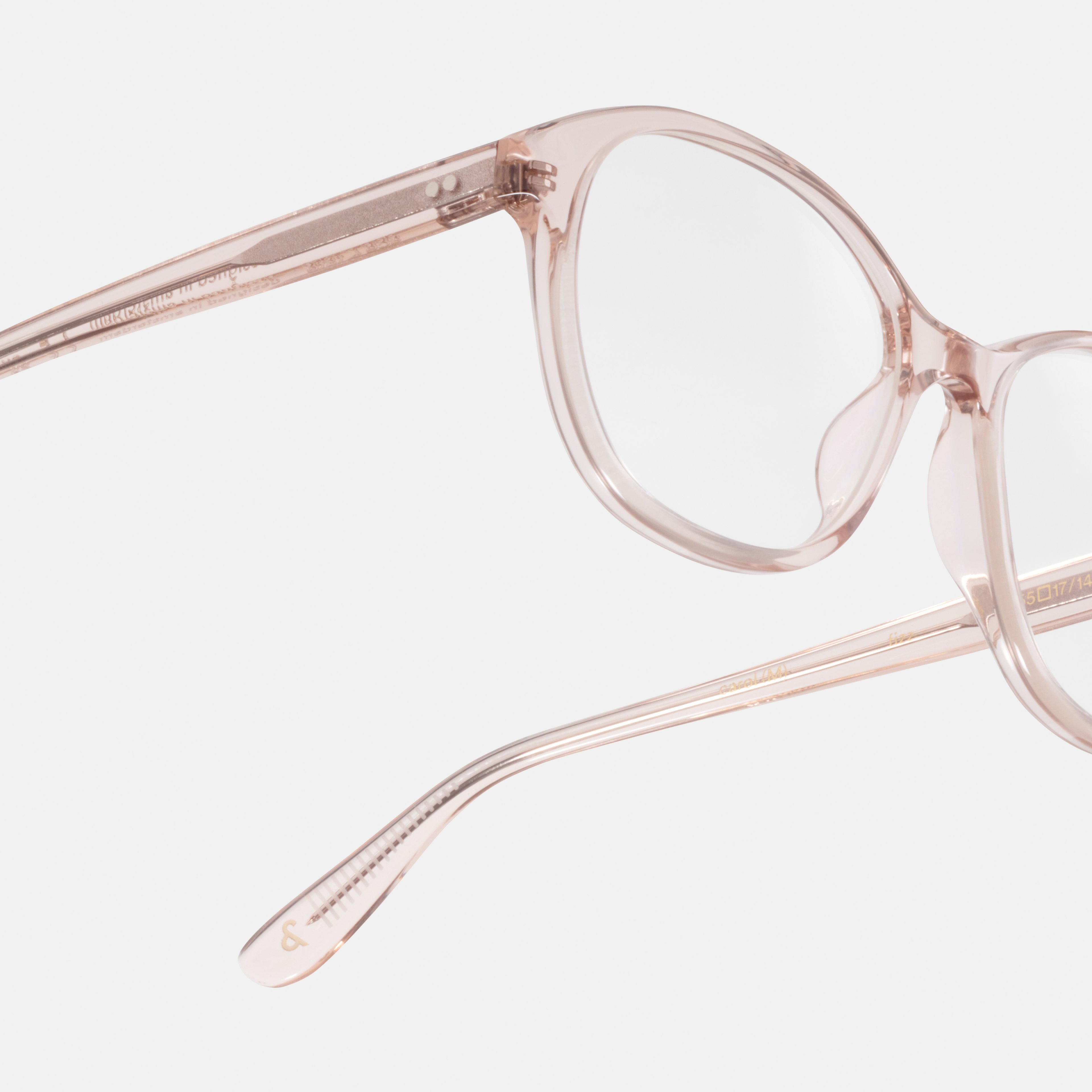 Ace & Tate Brillen | Rund Acetat in Transparent