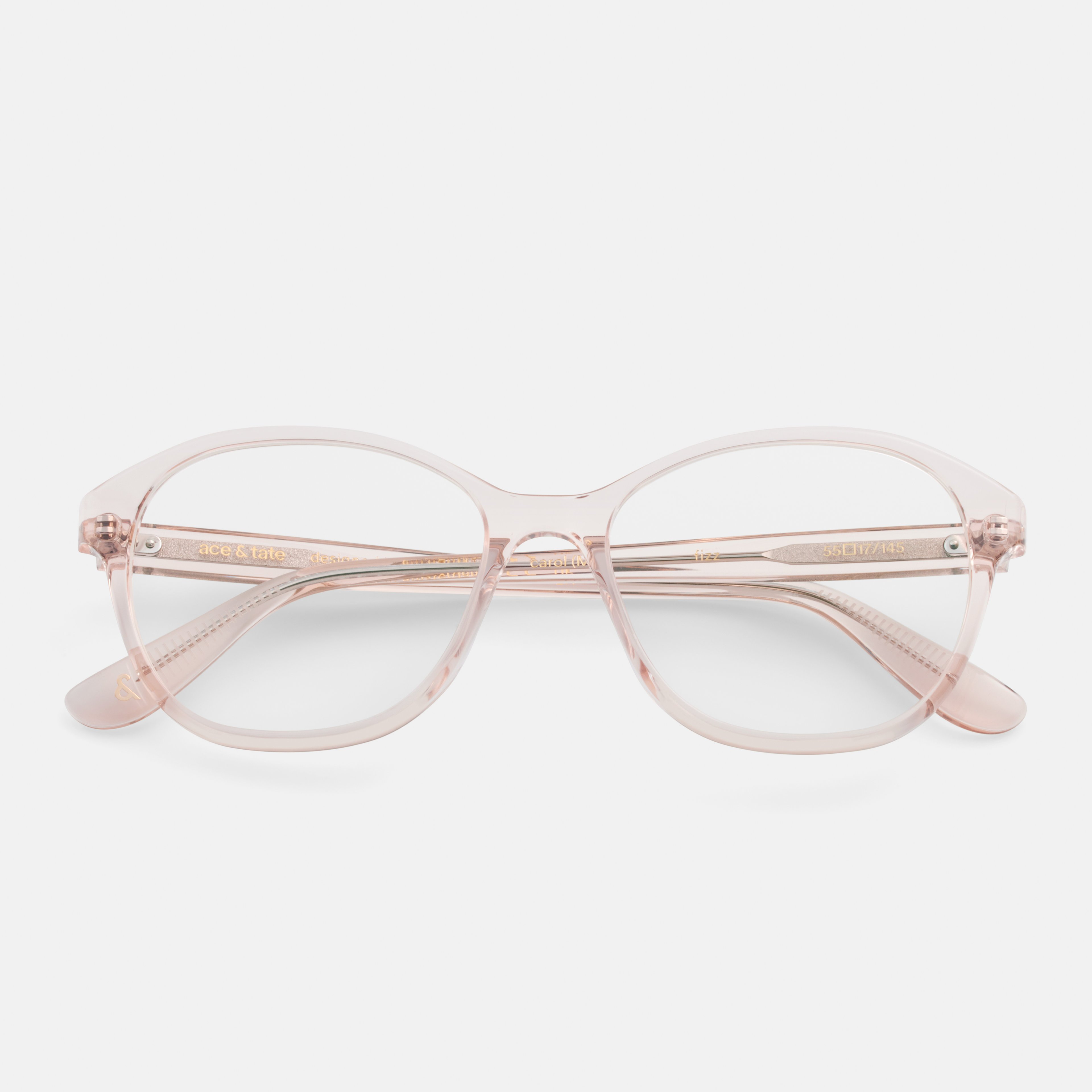 Ace & Tate Brillen | Rund Acetat in Transparent